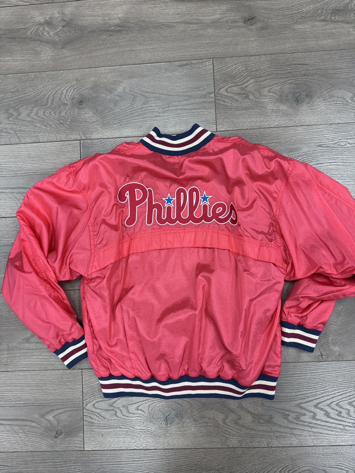 Eric Emanuel × MLB Eric Emanuel Philadelphia Phillies Windbreaker Jacket Medium Size US M / EU 48-50 / 2 - 2 Thumbnail