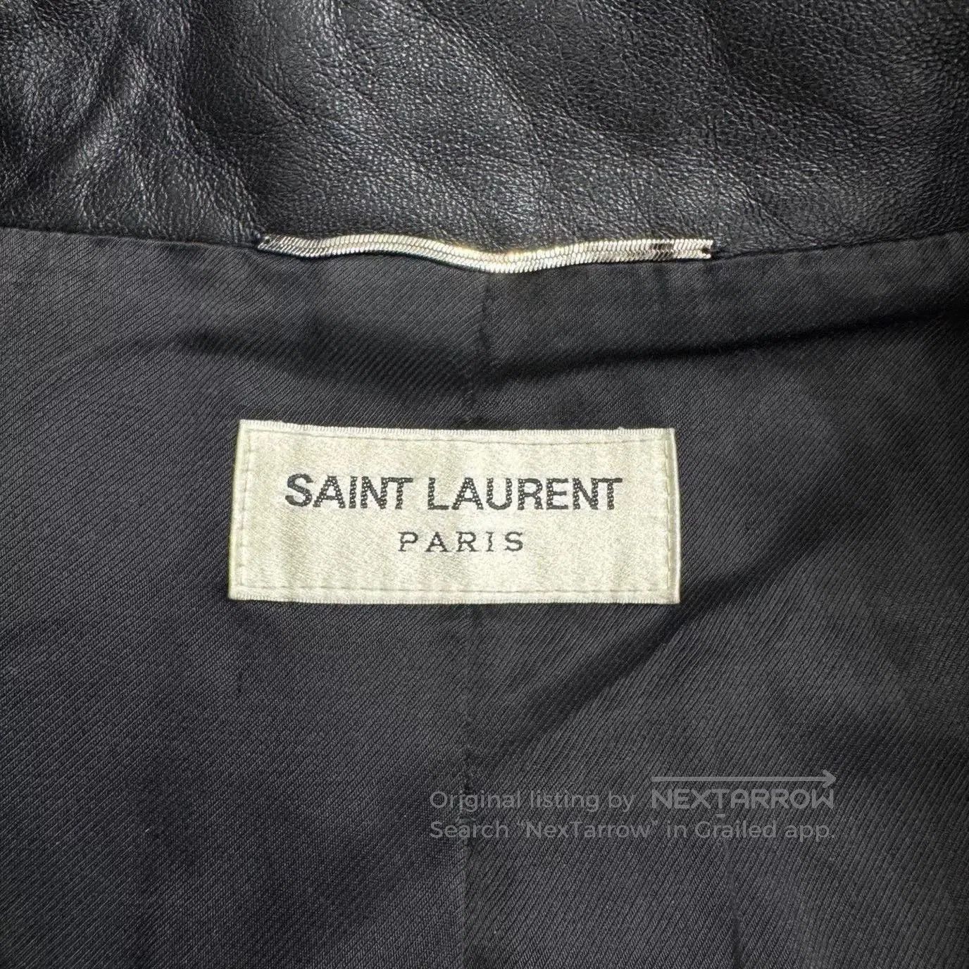Schott black leather jacket size 50. Size US L / EU 52-54 / 3 - 3 Thumbnail