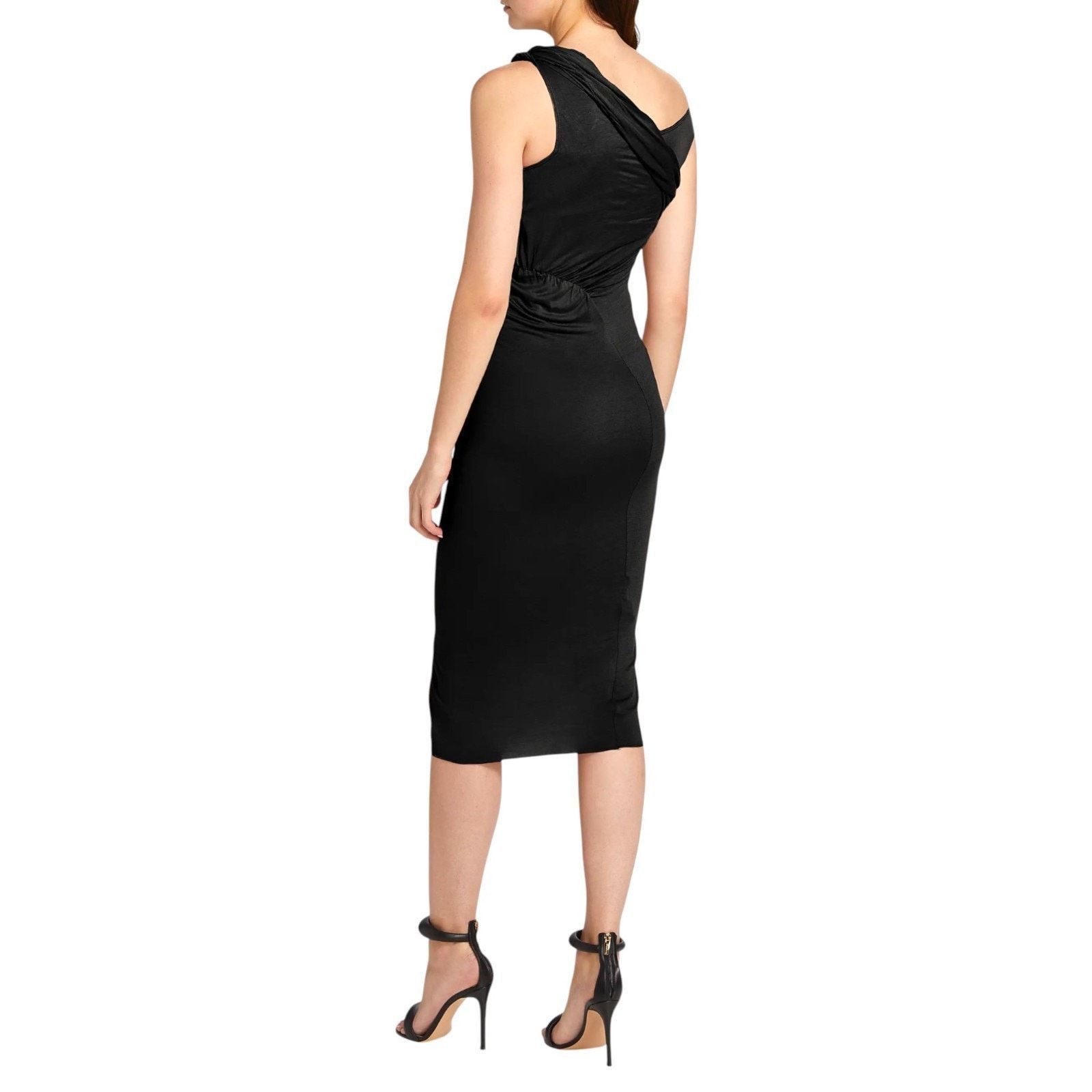 Rick Owens Sahara Draped Midi-Dress Size IT 40 US 4 - NWT $790 Size S / US 4 / IT 40 - 4 Thumbnail