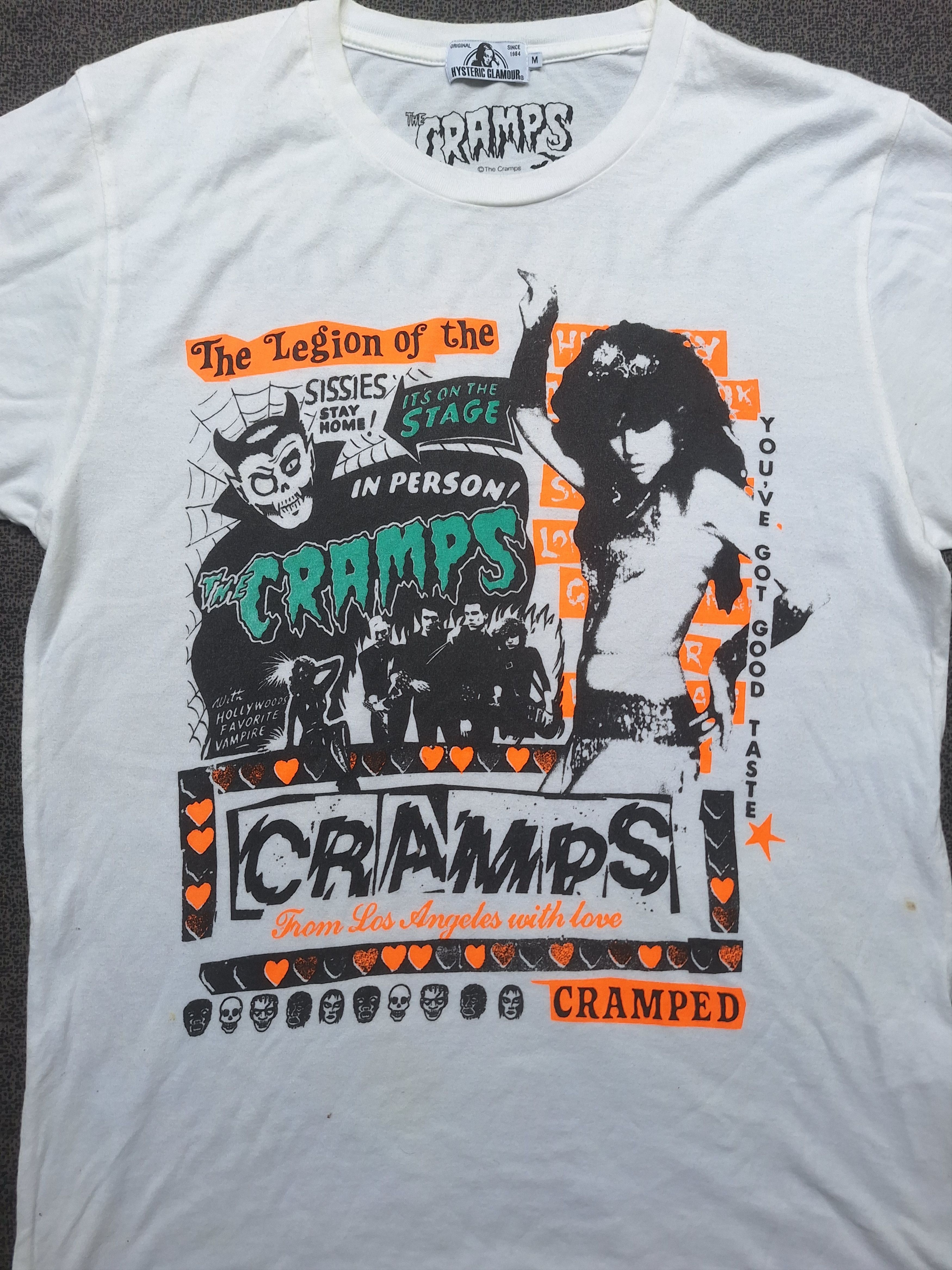 Band Tees × Hysteric Glamour Hysteric '"The Cramp" Band Tees Shirt Size US S / EU 44-46 / 1 - 4 Thumbnail