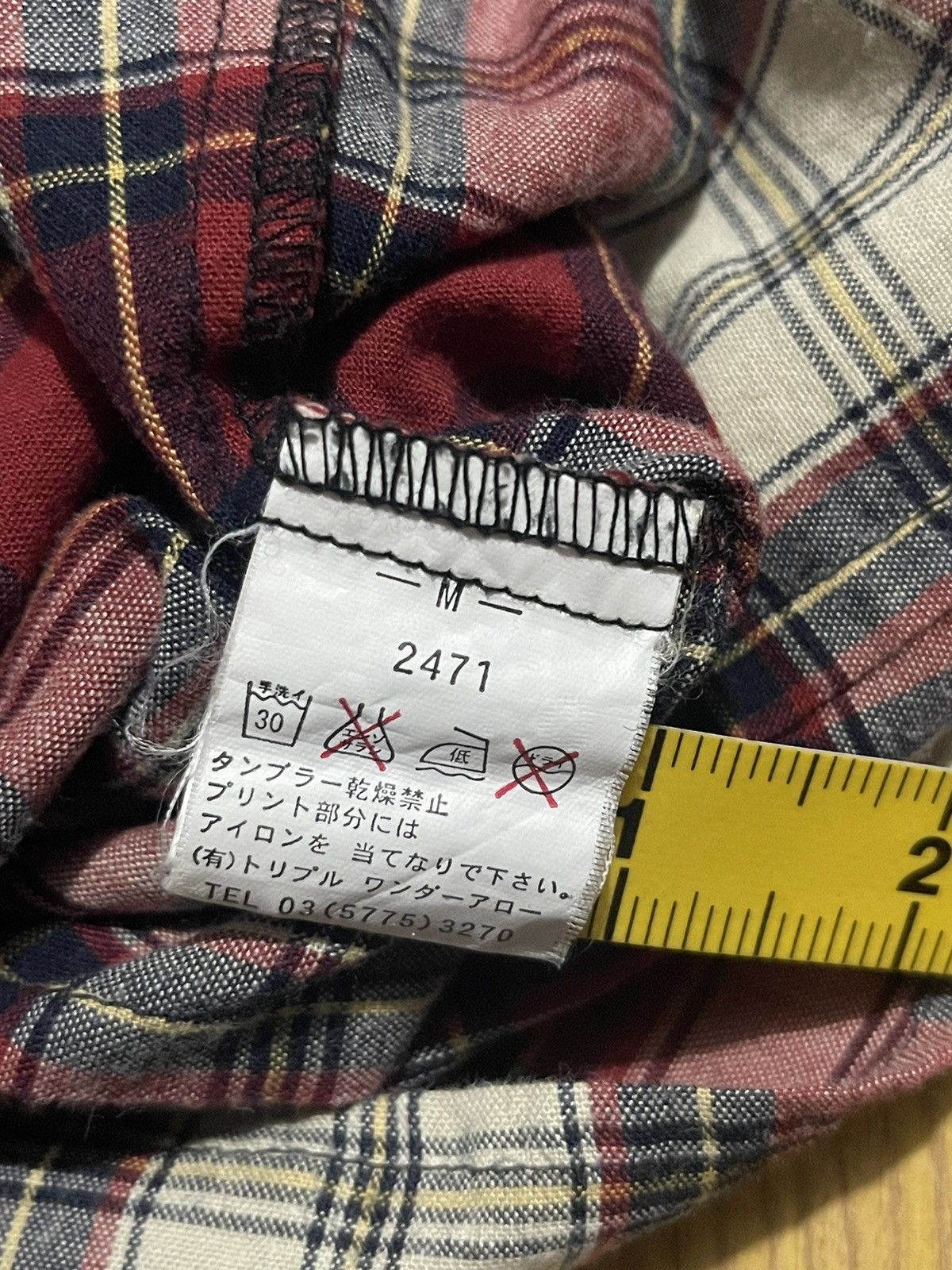 If Six Was Nine Y2K VENCE long sleeve checkered shirt Size US S / EU 44-46 / 1 - 9 Thumbnail