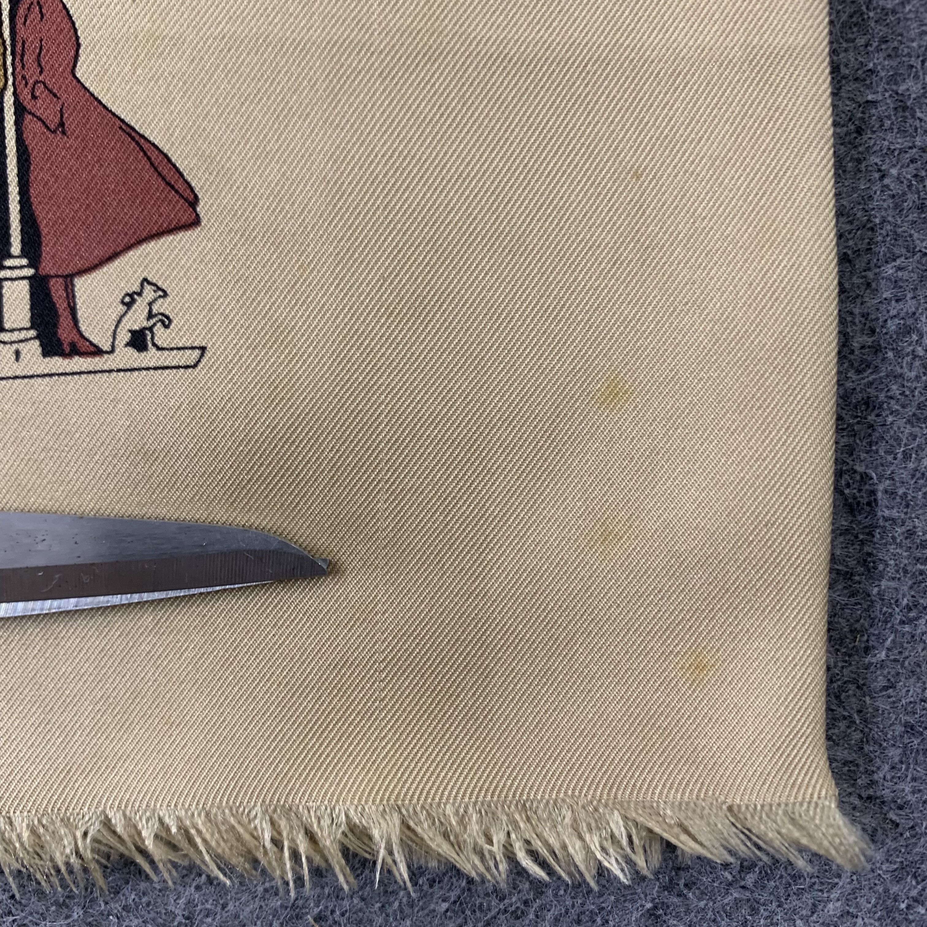 Burberry Burberry Scarf Silk Muffler Neck Wrap BL9337 Size ONE SIZE - 7 Thumbnail