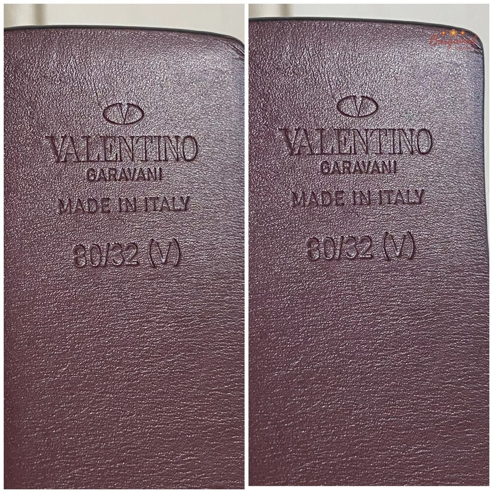 Valentino VALENTINO GARAVANI Chocolate Calfskin VLogo Signature Belt Size 28 - 7 Thumbnail