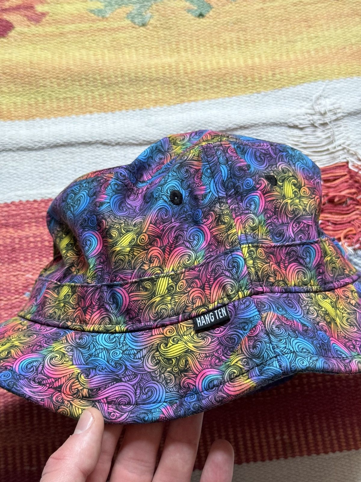 Hang Ten Hang Ten y2k Multicolor Japanese Bucket Hat Size ONE SIZE - 2 Thumbnail