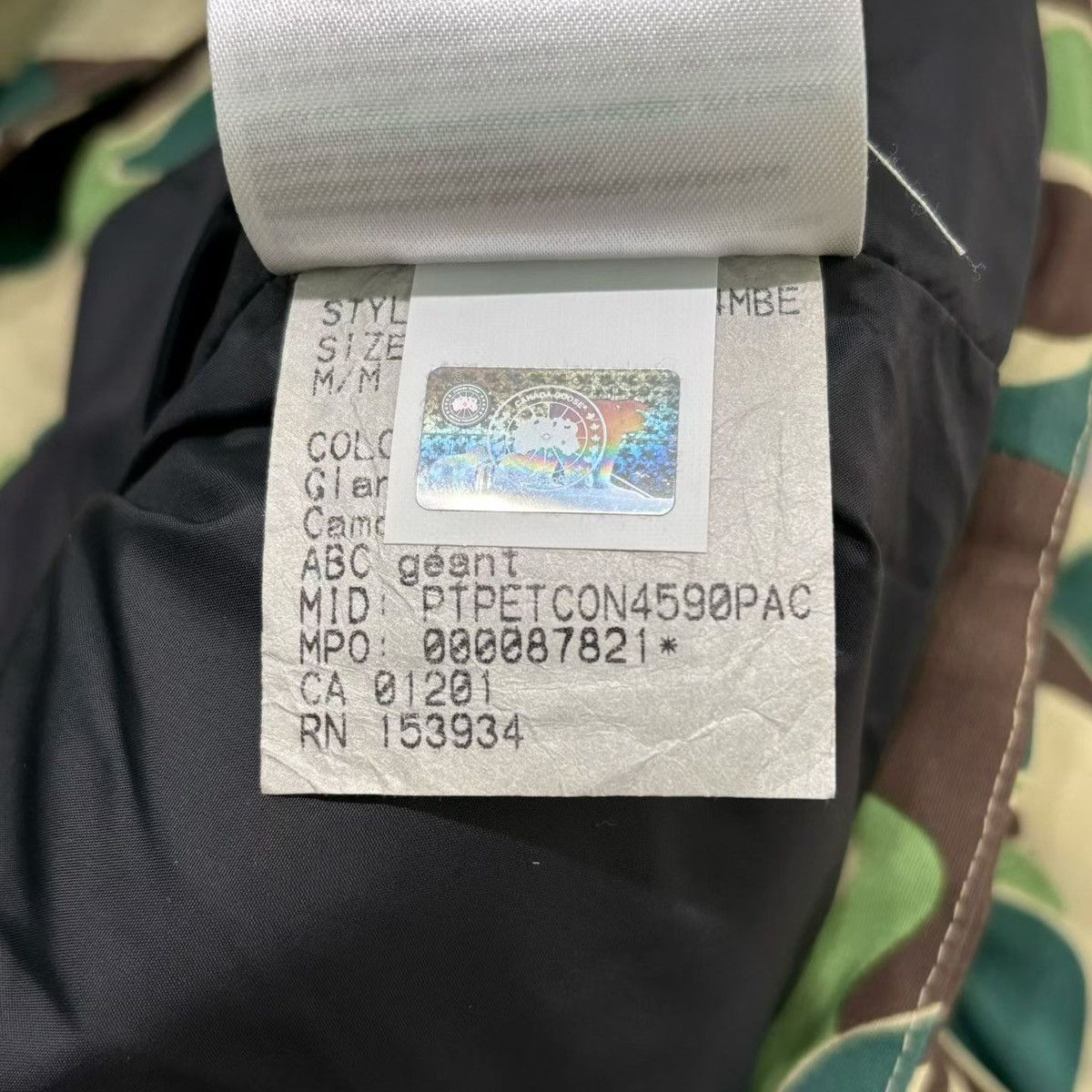 Bape ABC CAMO CANADA GOOSE DOWN JACKET Size US M / EU 48-50 / 2 - 5 Thumbnail