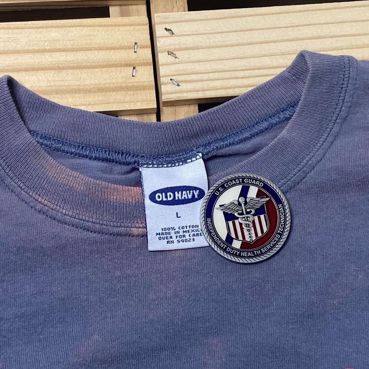Old Navy Vintage Old Navy Blue Ski Tee Size Large Size US L / EU 52-54 / 3 - 4 Thumbnail