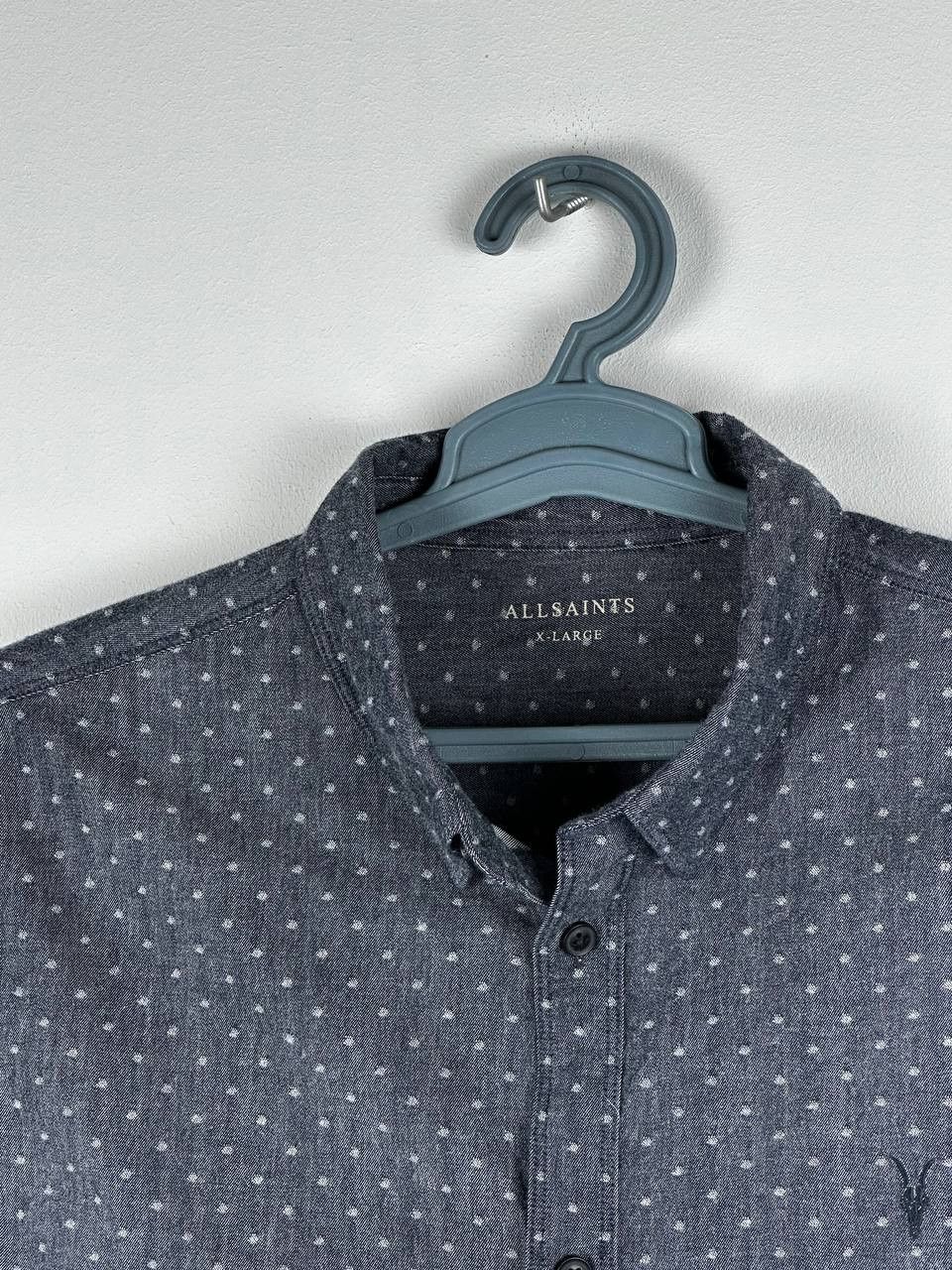 Allsaints Allsaints Dots Print Shirt Casual Formal Size XL Size US XL / EU 56 / 4 - 5 Thumbnail