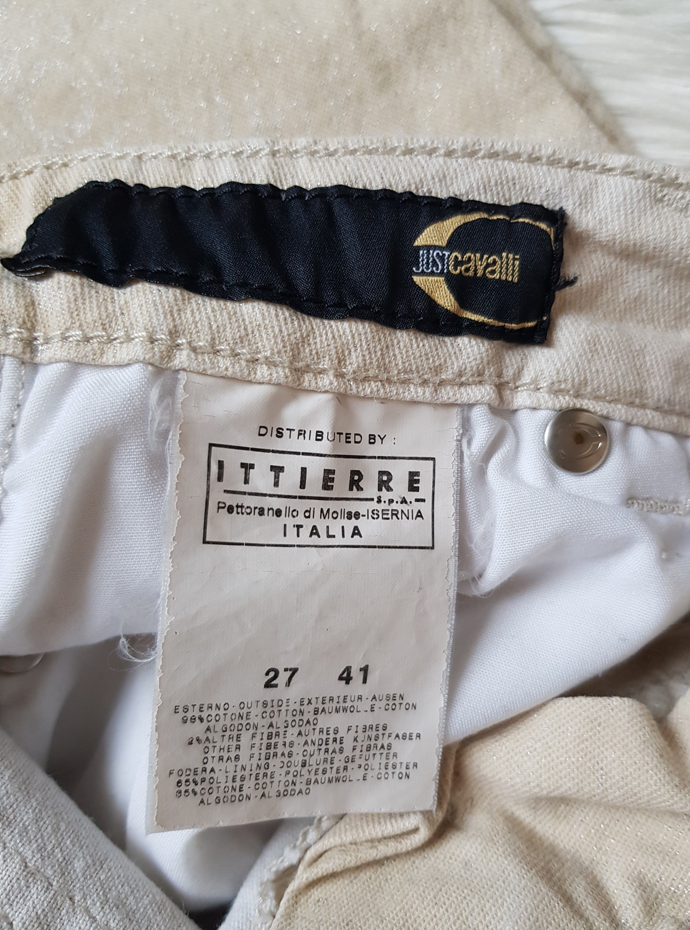 Just Cavalli × Roberto Cavalli Jeans from Roberto Cavalli - Just Cavalli. Size 27" / US 4 / IT 40 - 6 Thumbnail