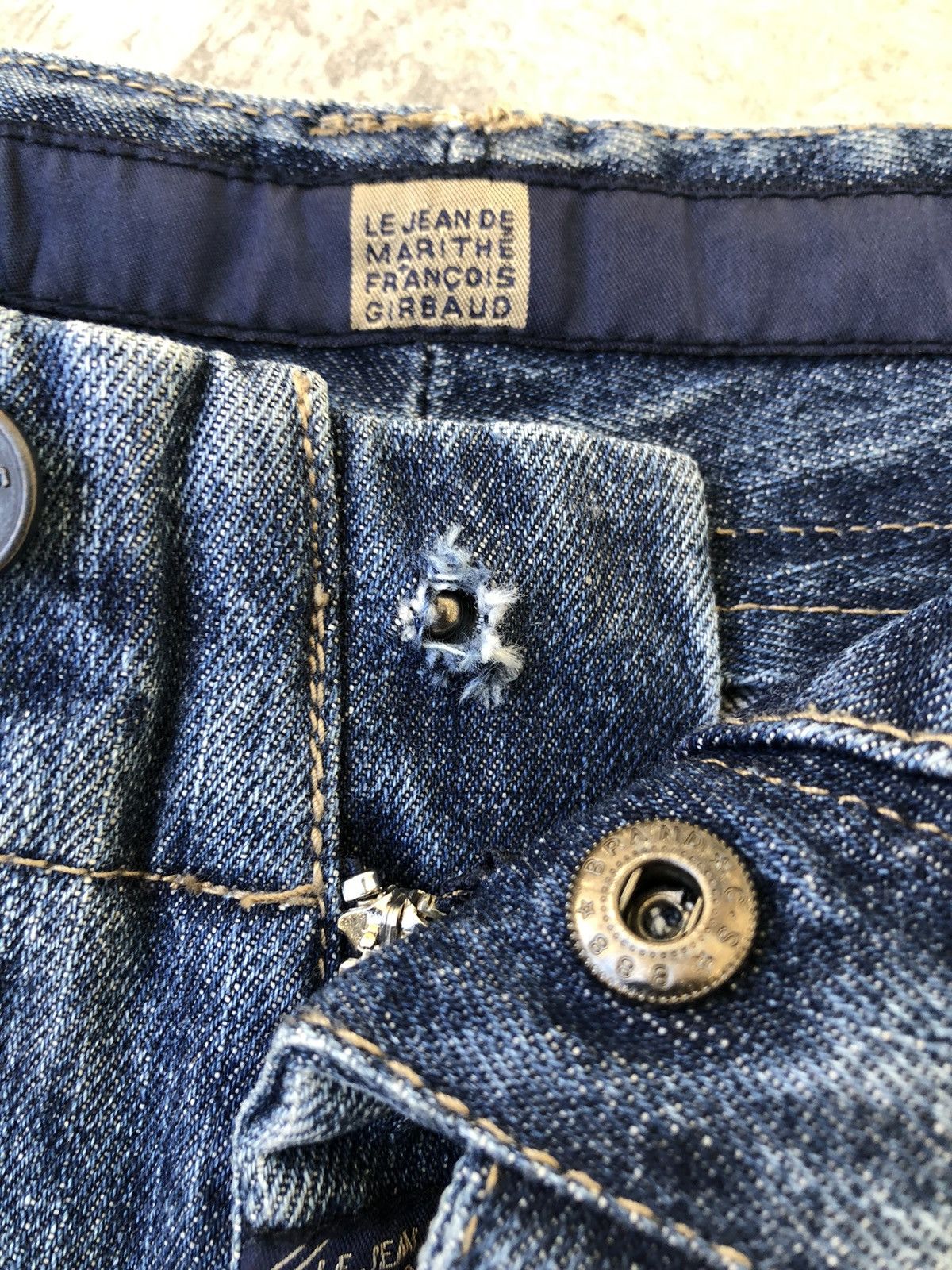 Marithe + Francois Girbaud Le Jean Marithe Francois Gurbaud Y2k M+FG Strap Baggy Denim Size US 34 / EU 50 - 24 Thumbnail