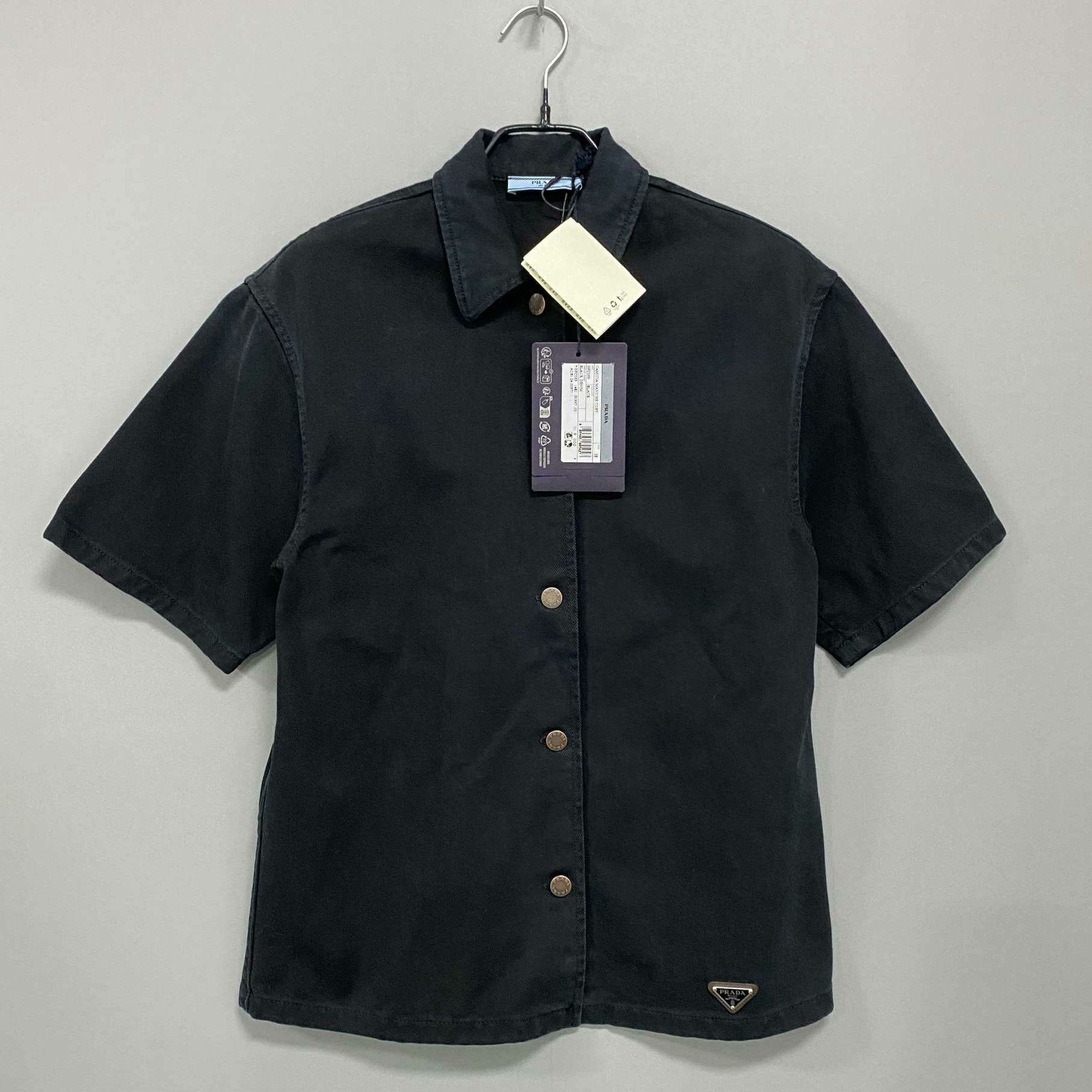Prada Prada Retro Denim Shirt s Men Size US S / EU 44-46 / 1 - 1 Thumbnail
