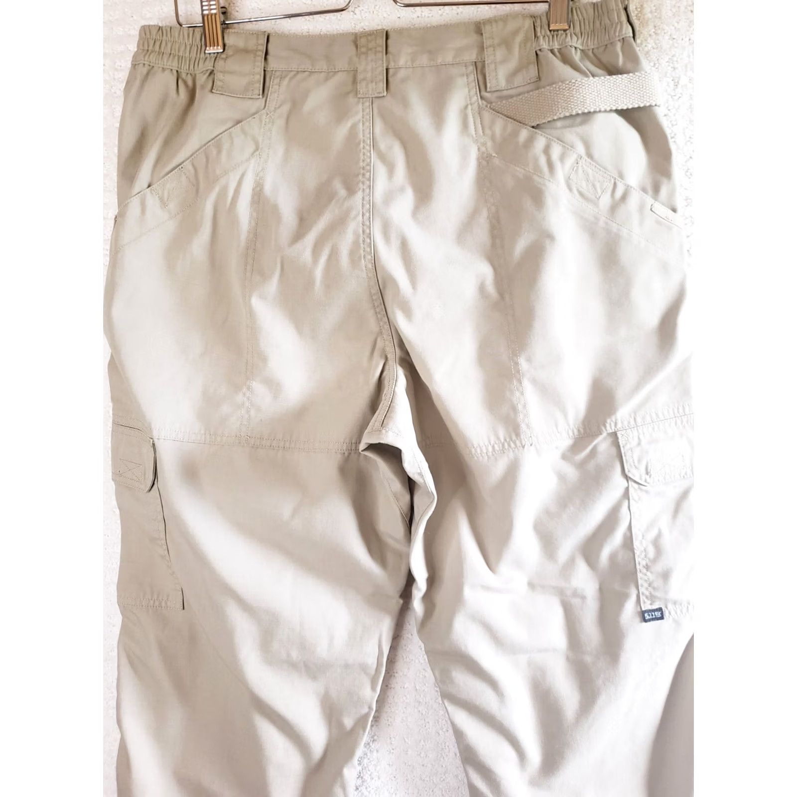 Vintage 5.11 Tactical Pants Mens 36X32 Tan Khaki Cargo Pockets Polyester Cotton Blend Size US 36 / EU 52 - 7 Thumbnail