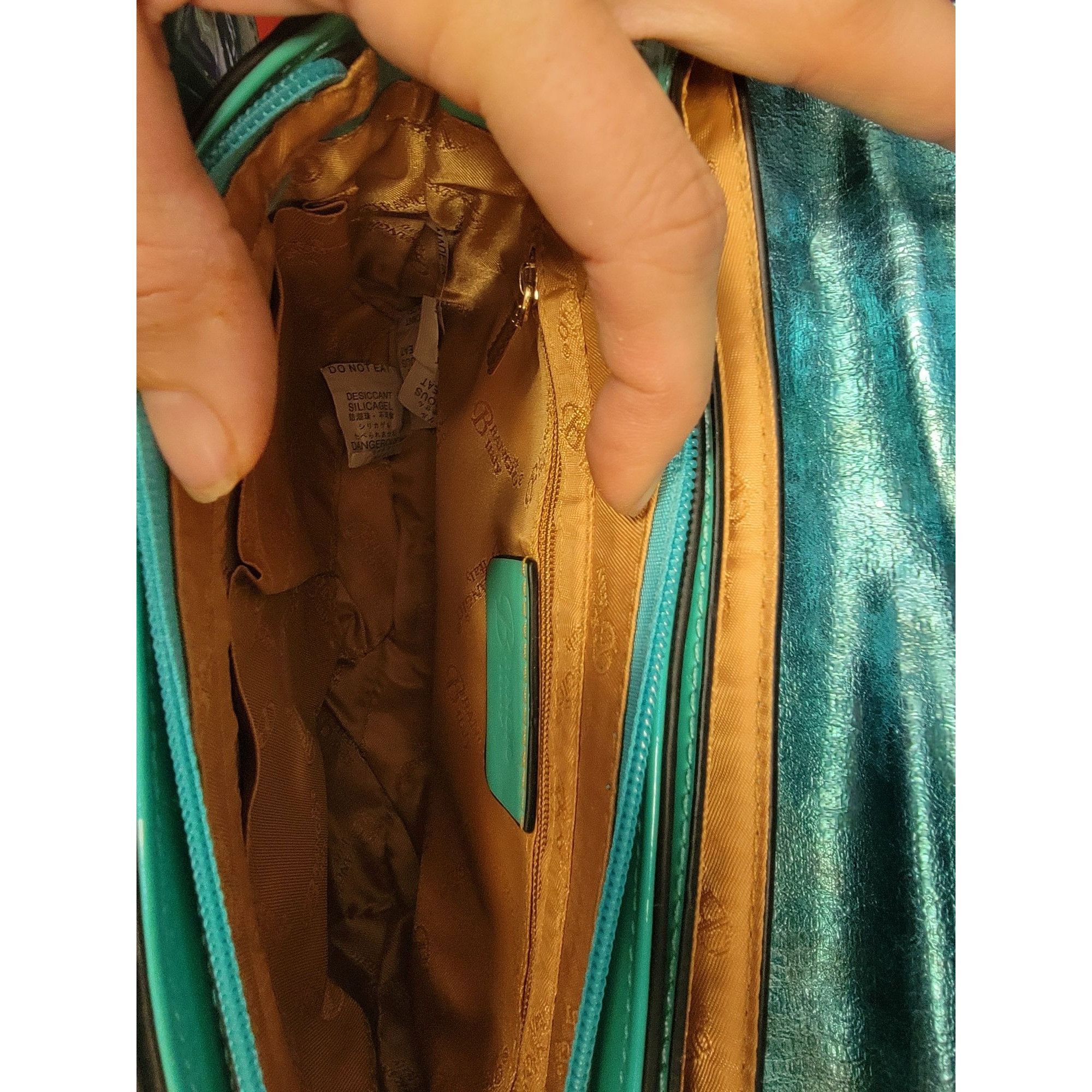 Other Brangio (Italy) Metallic Crossbody Bag With Chain Strap & Mu Size ONE SIZE - 6 Thumbnail
