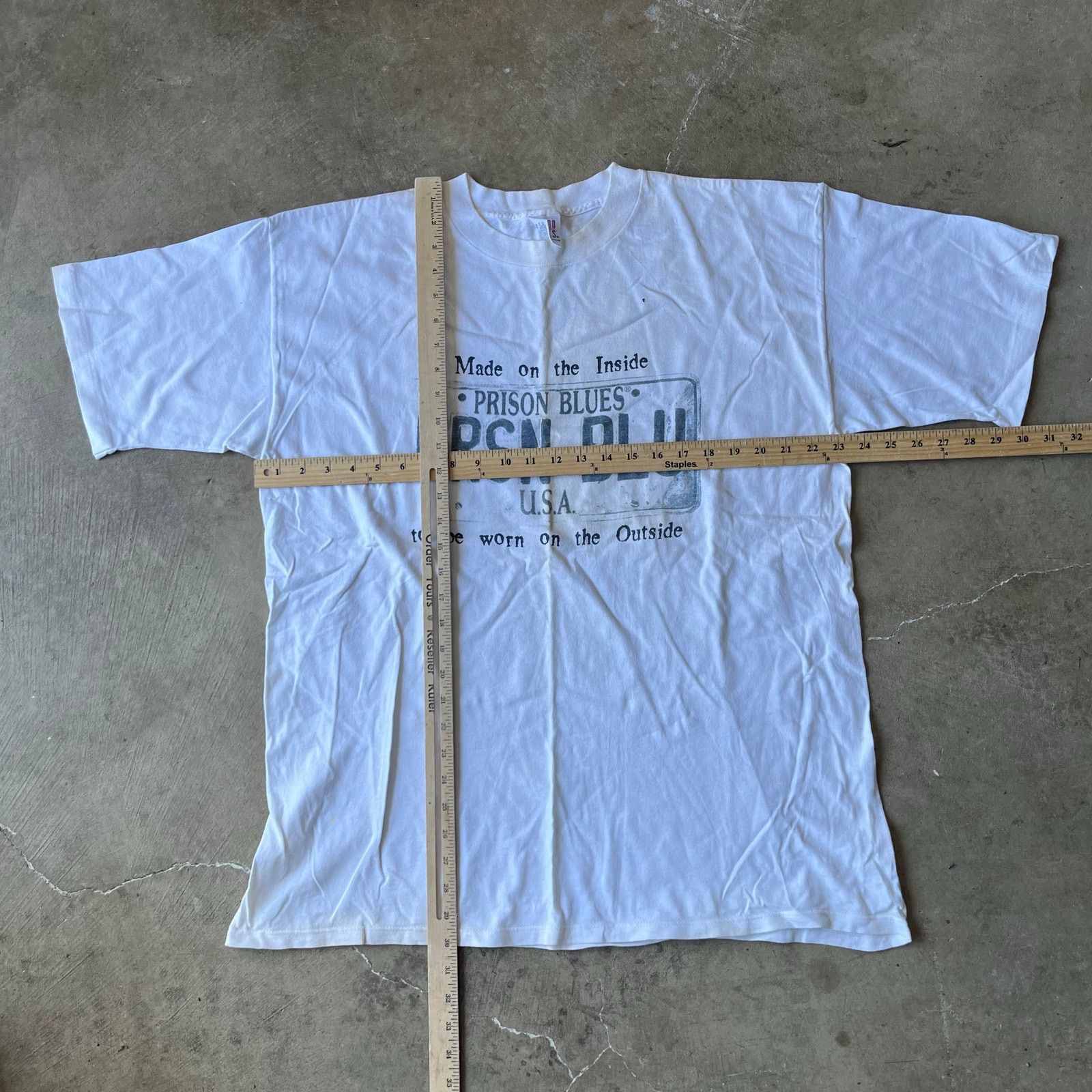 Vintage VINTAGE PRSN BLUES SHIRT 90S USA XL MADE ON THE INSIDE TEE Size US XL / EU 56 / 4 - 5 Thumbnail