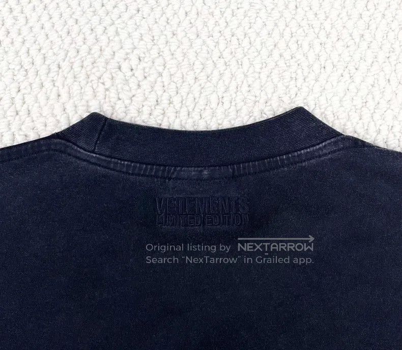 Vetements Vetements Washed and distressed black, graffiti multi-elem Size US S / EU 44-46 / 1 - 6 Thumbnail