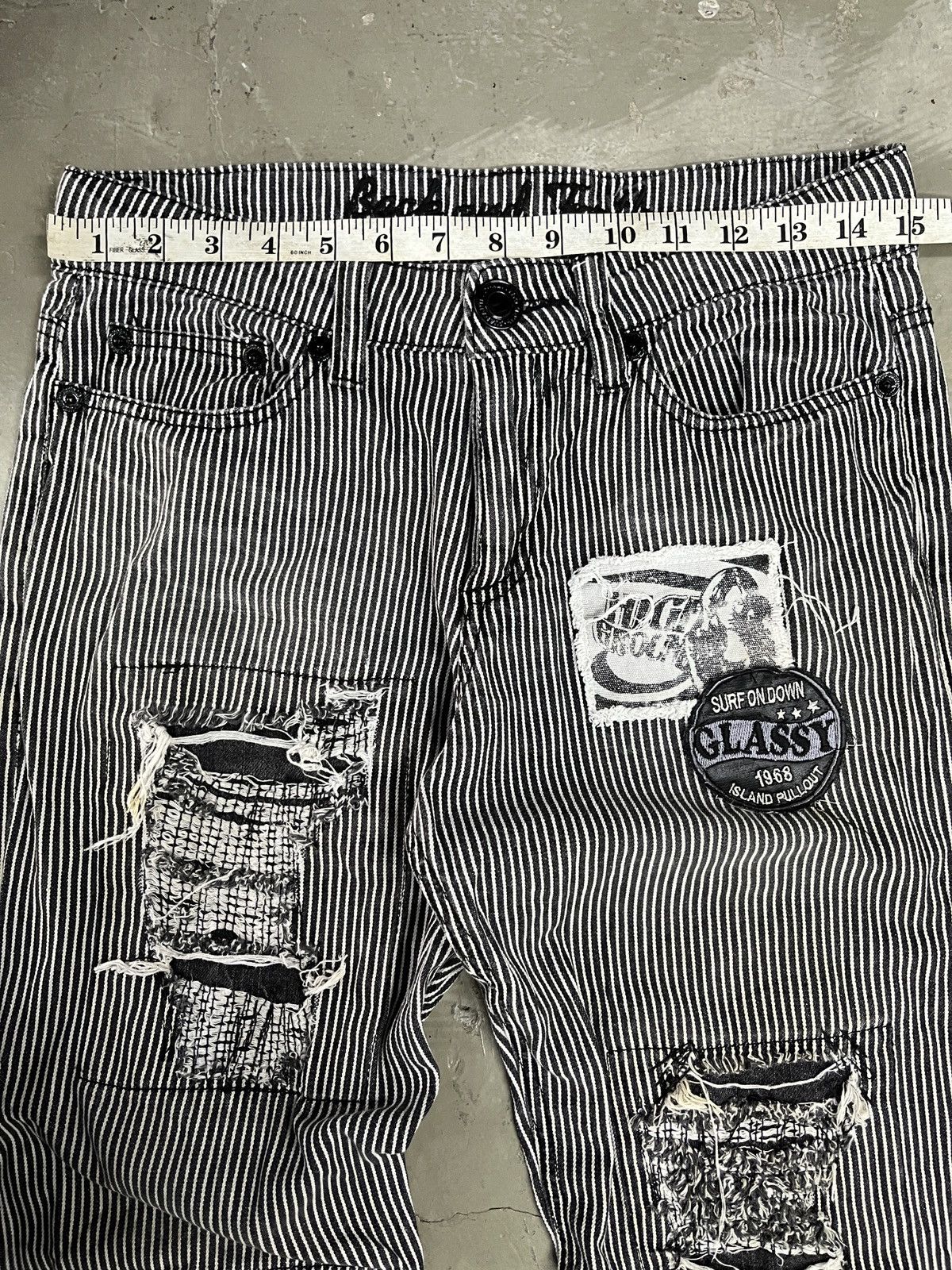 Number (N)ine Back and Forth Inspired by Number Nine Punk Patchwork Pants Size US 30 / EU 46 - 9 Thumbnail