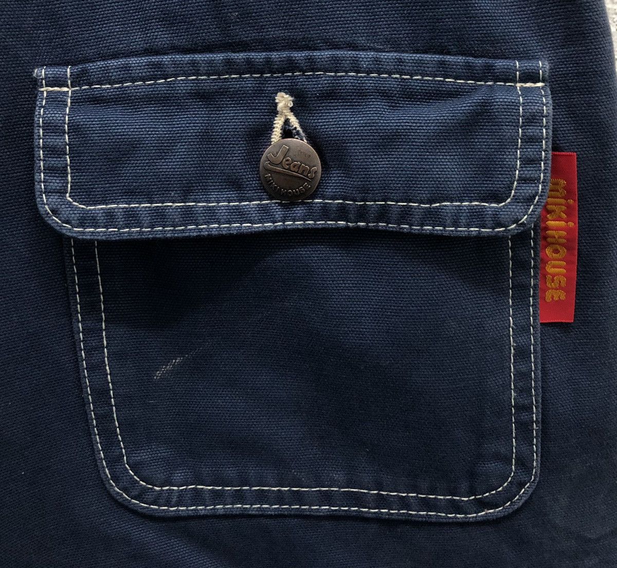 Japanese Brand Vintage Mikihouse Jeans Made In Japan Overalls Size US 31 - 15 Thumbnail