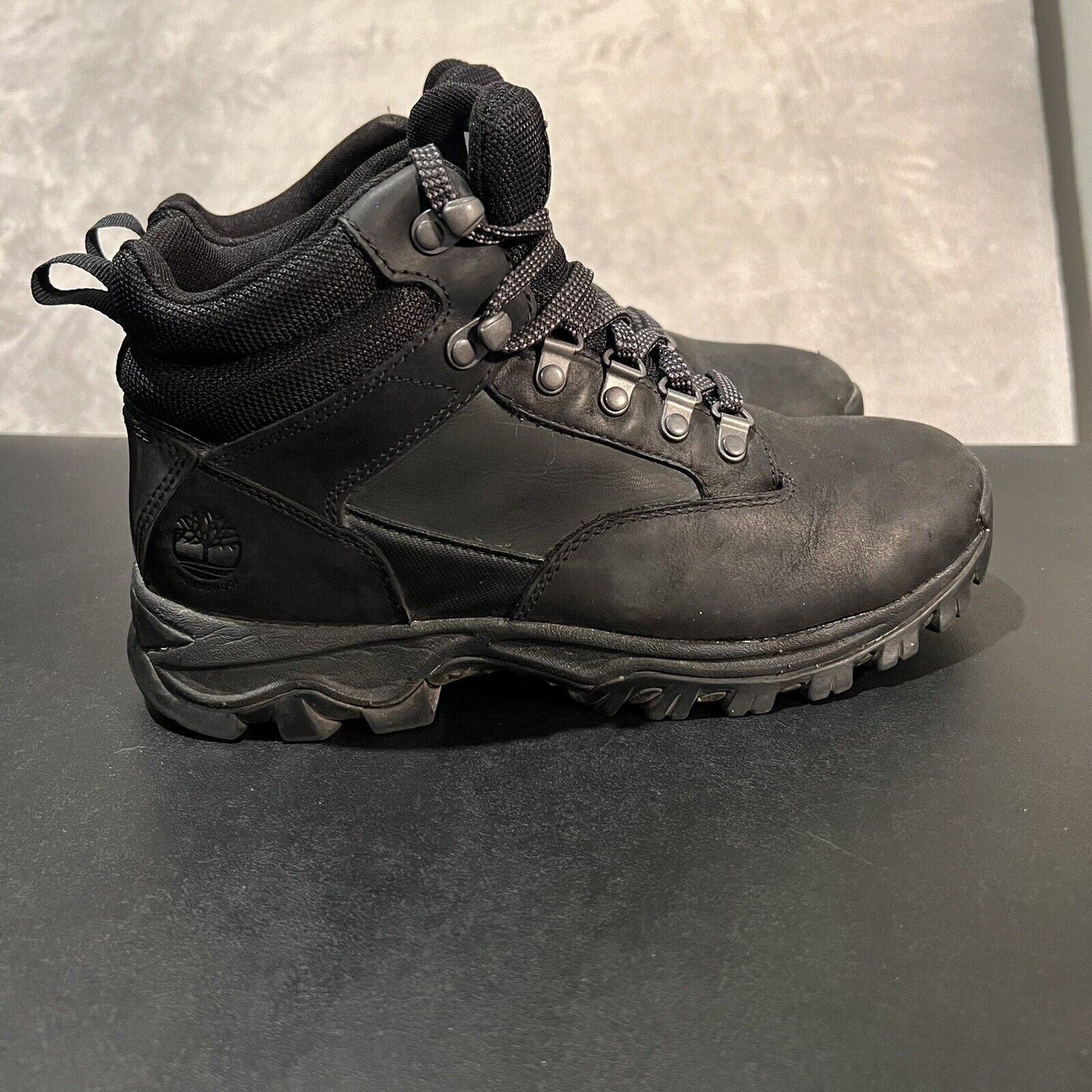 Timberland Keele Ridge Boots Men's 7 Wide Black Waterproof