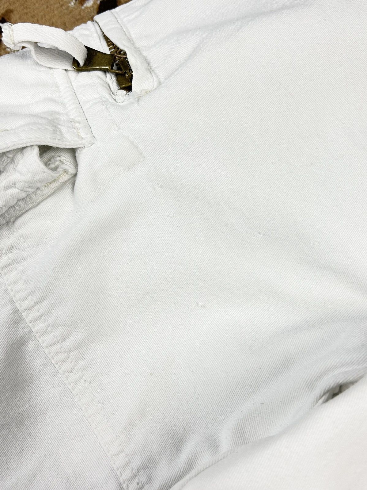 Dolce & Gabbana Dolce & Gabbana Archive White Cargo Pants Metal Logo Vintage Size US 32 / EU 48 - 23 Thumbnail