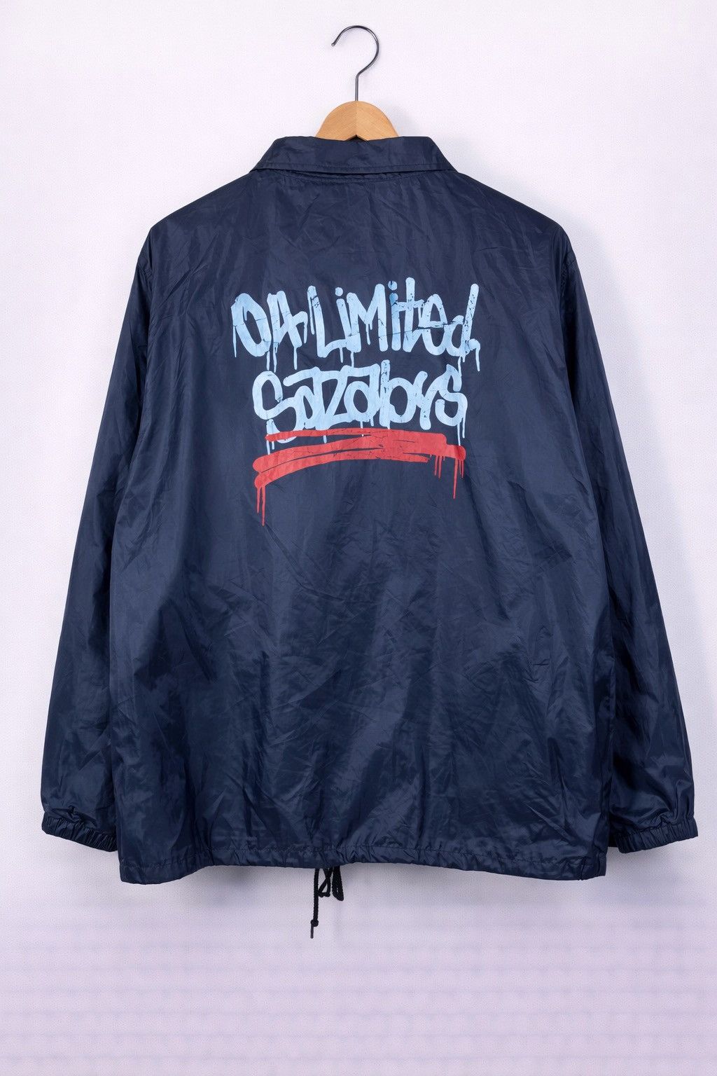 Japanese Brand OK Limited Sazabys Coach Jacket Nylon Streetwear Size US XL / EU 56 / 4 - 2 Thumbnail