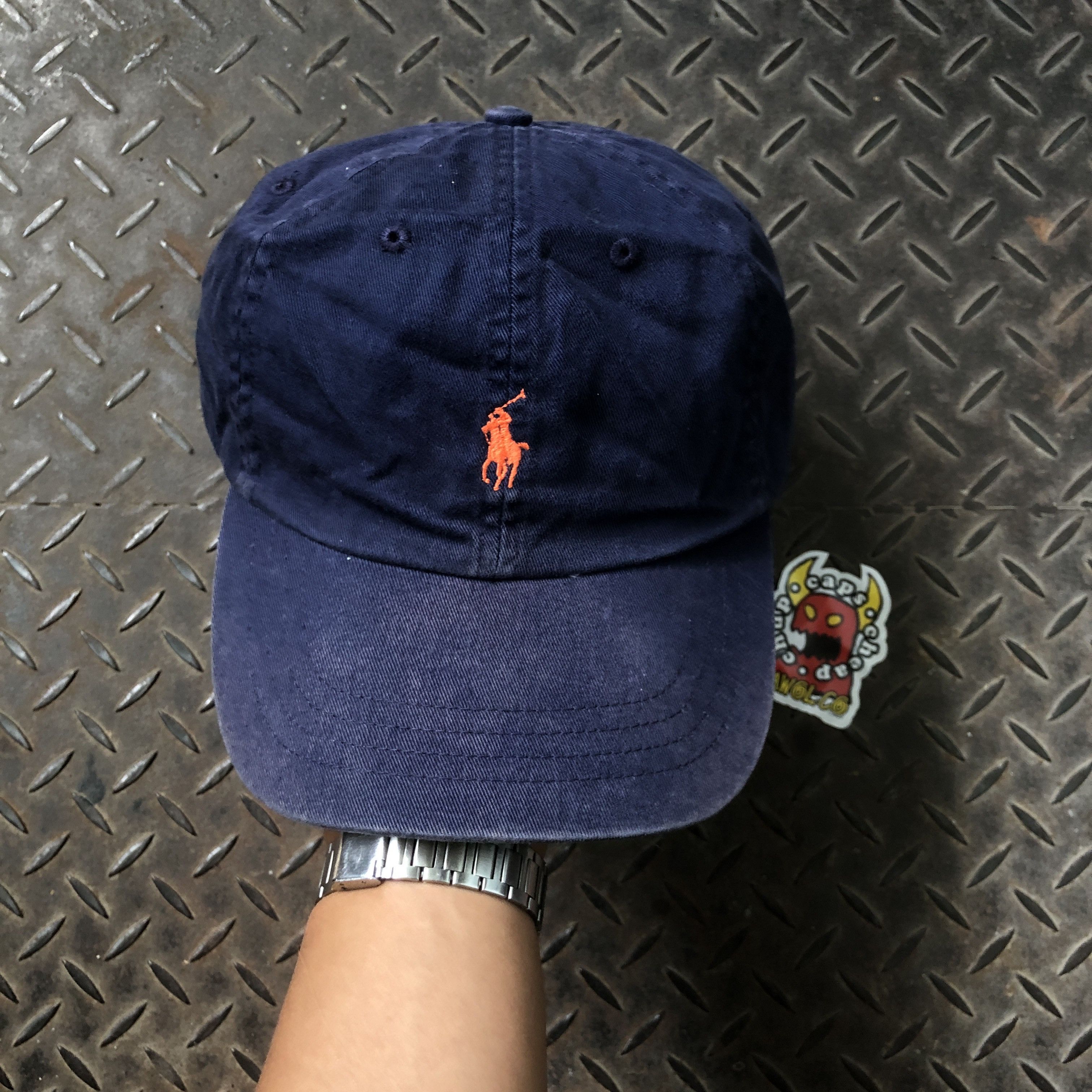 Polo Ralph Lauren Polo Ralph Lauren Navy Sunfaded Hat Size ONE SIZE - 2 Thumbnail