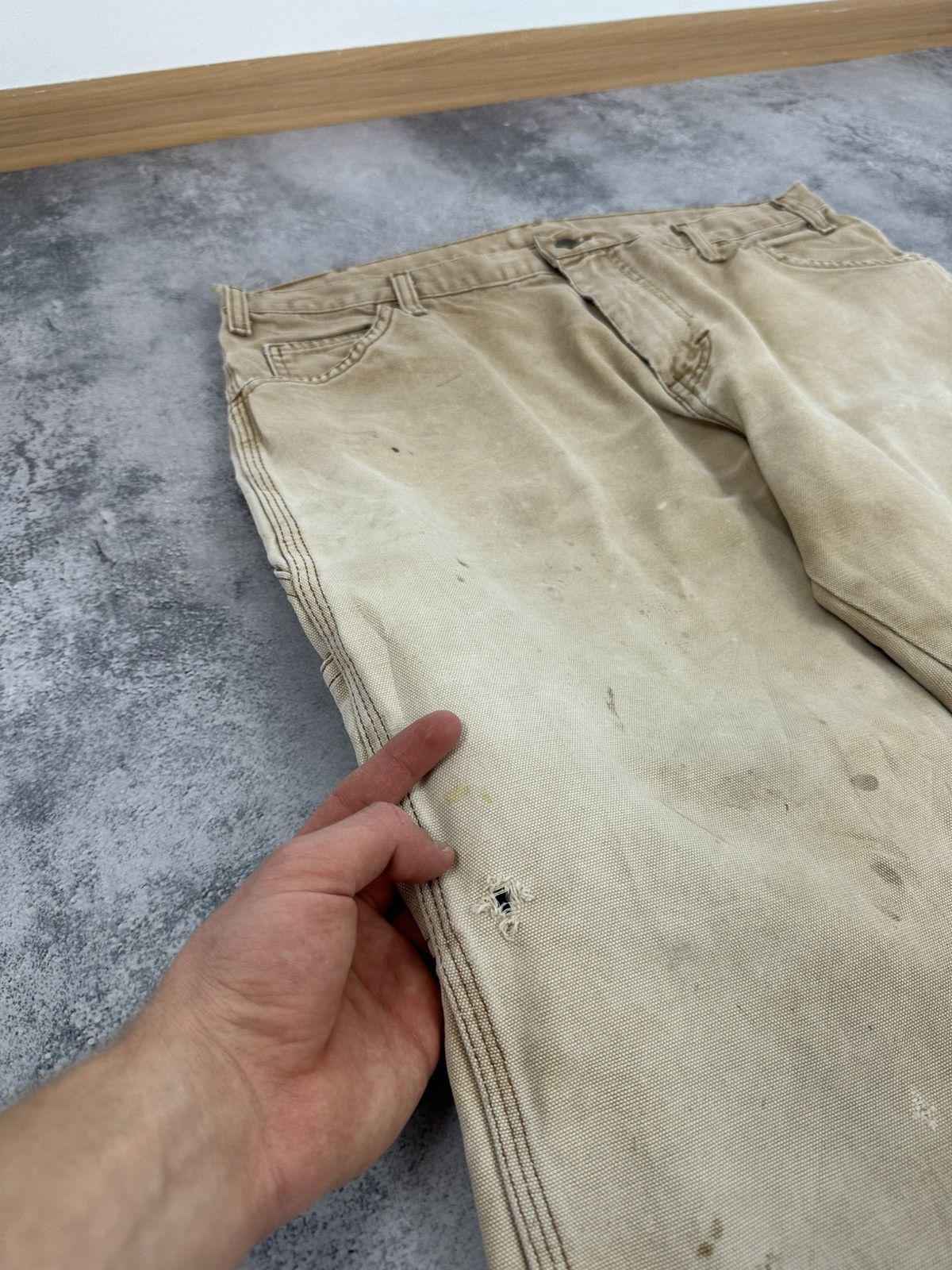 Dickies Vintage 90s Dickies USA Carpenter Utility Baggy Work Pants Size US 38 / EU 54 - 13 Thumbnail