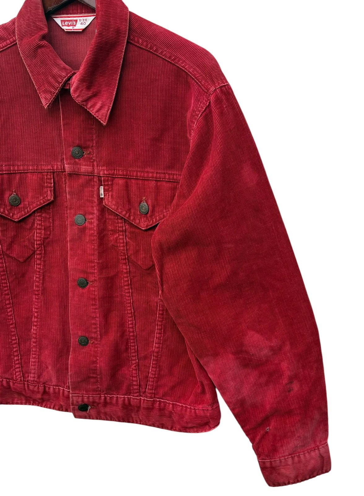Levi's Vintage Levis Corduroy Trucker Jacket Size US S / EU 44-46 / 1 - 7 Thumbnail