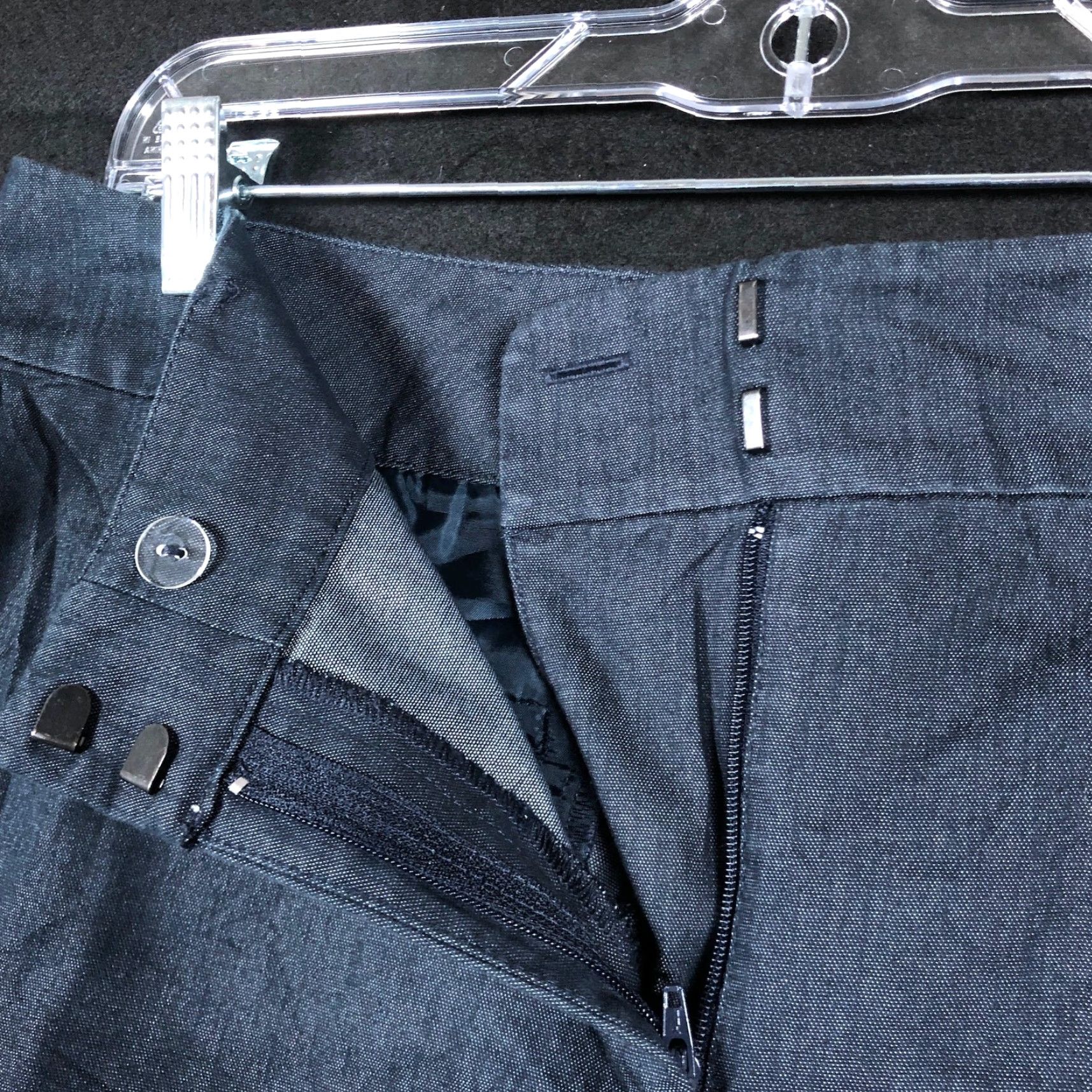 Ann Taylor Ann Taylor Factory Womens Pants Blue High Rise Curvy Straight Stretch 8 Pants Womens Blue High Rise Straight Stretch 8 Size 24" / US 00 / IT 34 - 4 Thumbnail