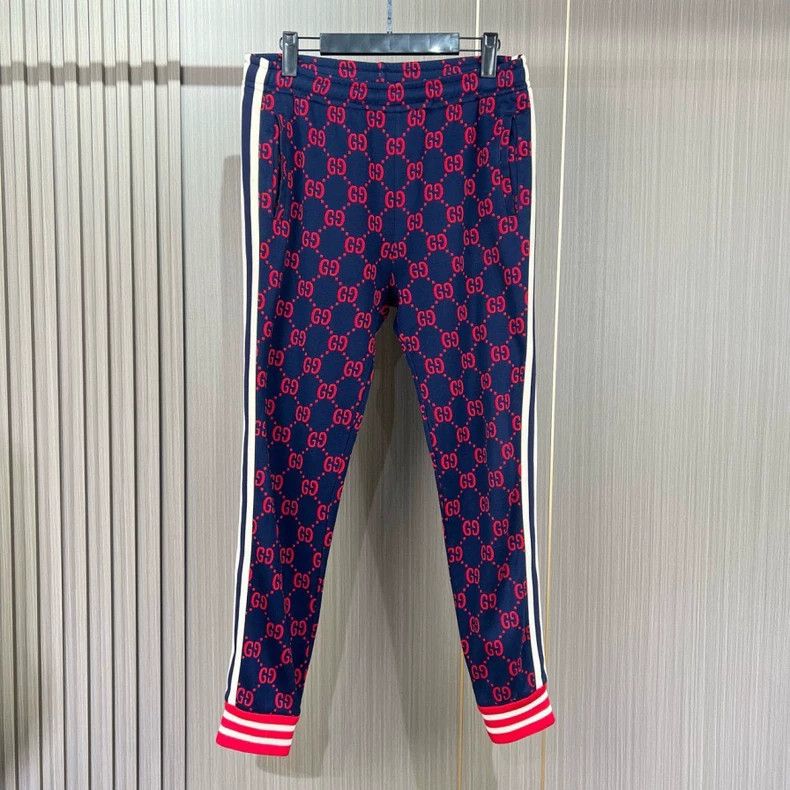 Gucci Gucci Size L Full-print old-fashioned casual trousers 2504 Size US 36 / EU 52 - 1 Thumbnail