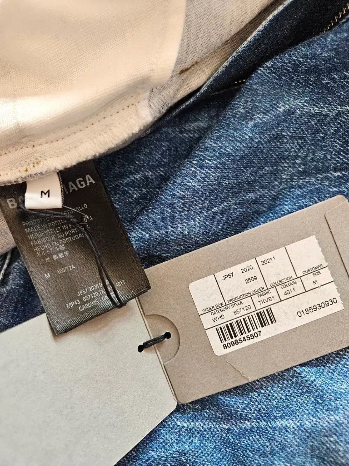 Balenciaga Balenciaga Trompe L'oeil Denim Pants Size US 32 / EU 48 - 5 Thumbnail