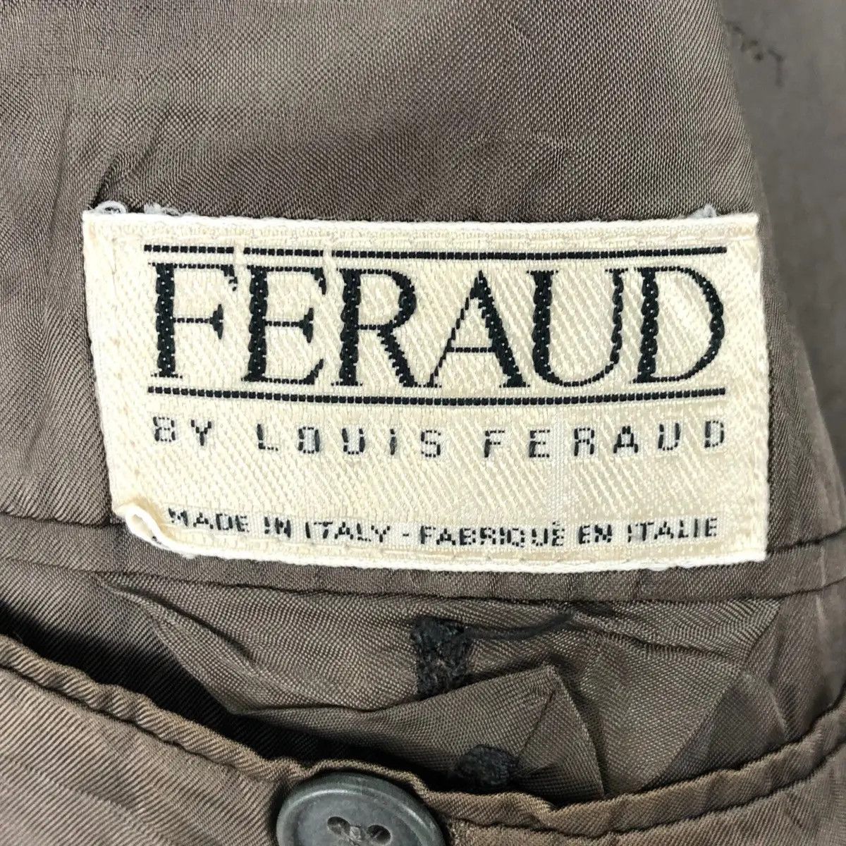 Gianni Feraud Vtg 90’ LOUIS FERAUD PARIS Baron Piccadilly Modesto Blazer Size 46R - 9 Thumbnail