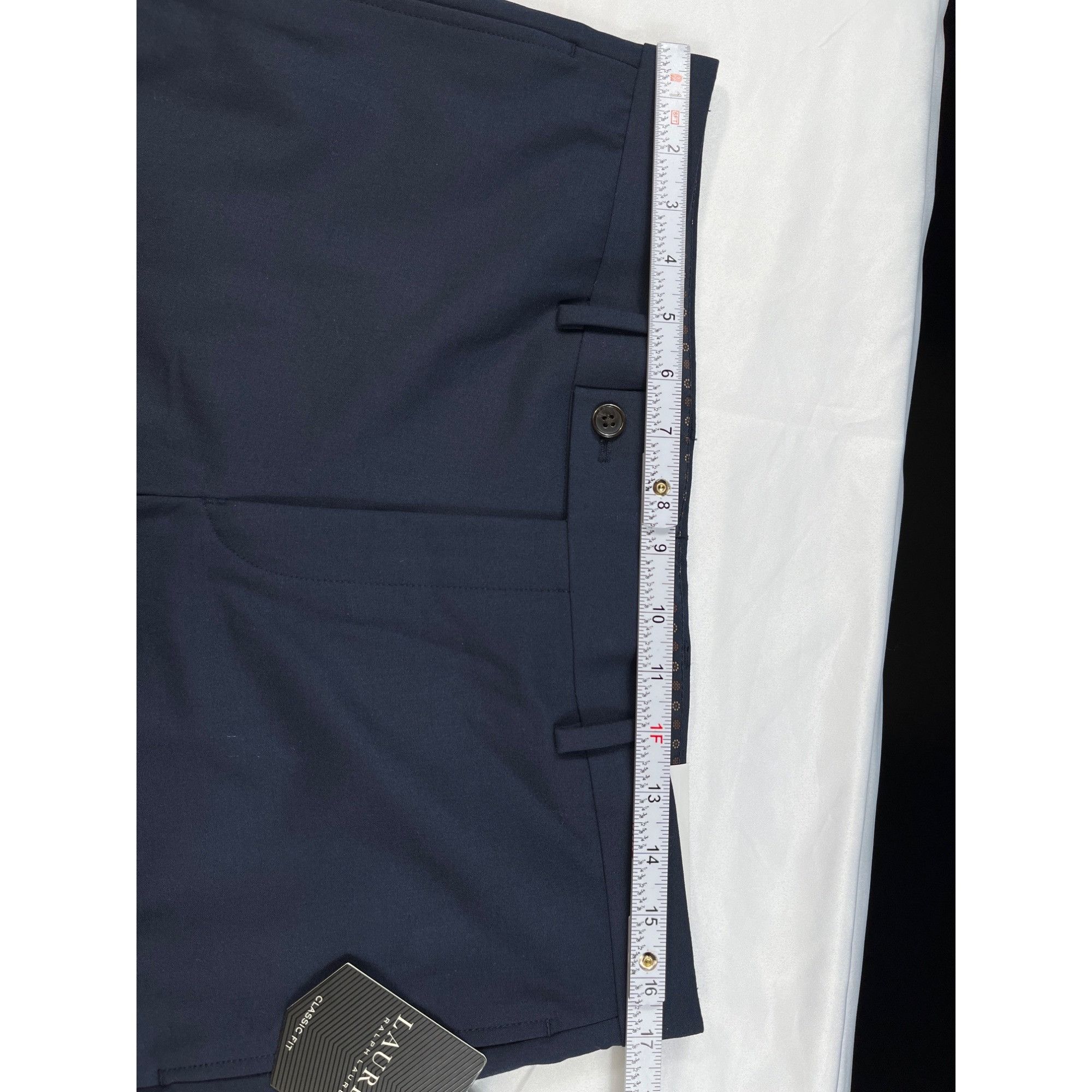 Lauren Ralph Lauren Lauren Ralph Lauren Mens Navy Ultraflex Classic Fit Dress P Size US 34 / EU 50 - 3 Thumbnail