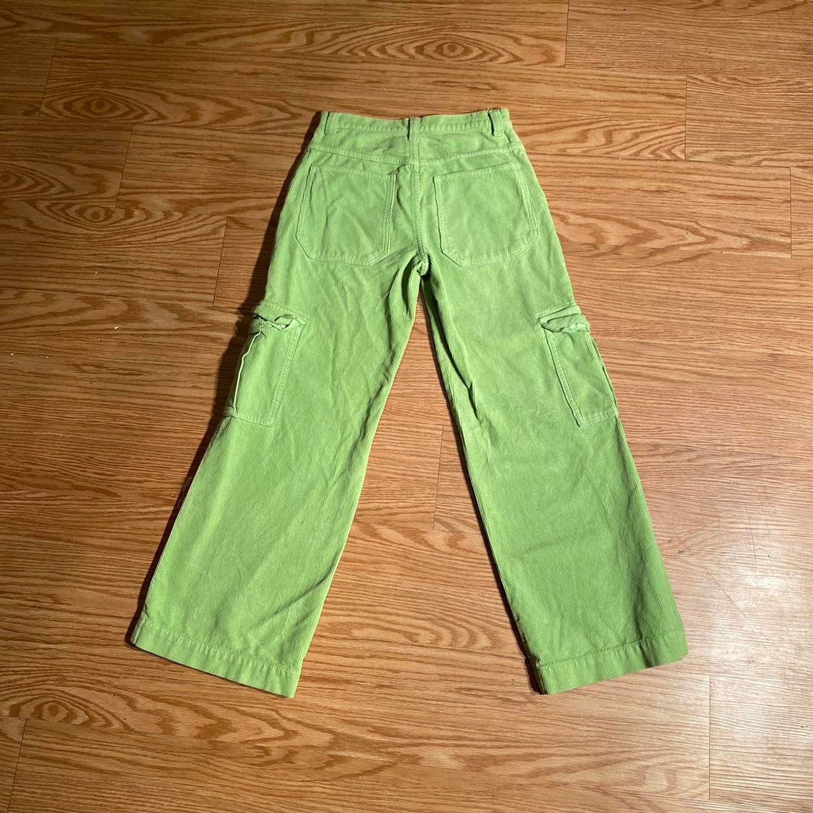 Pacsun Green corduroy pants Size 27" / US 4 / IT 40 - 5 Thumbnail