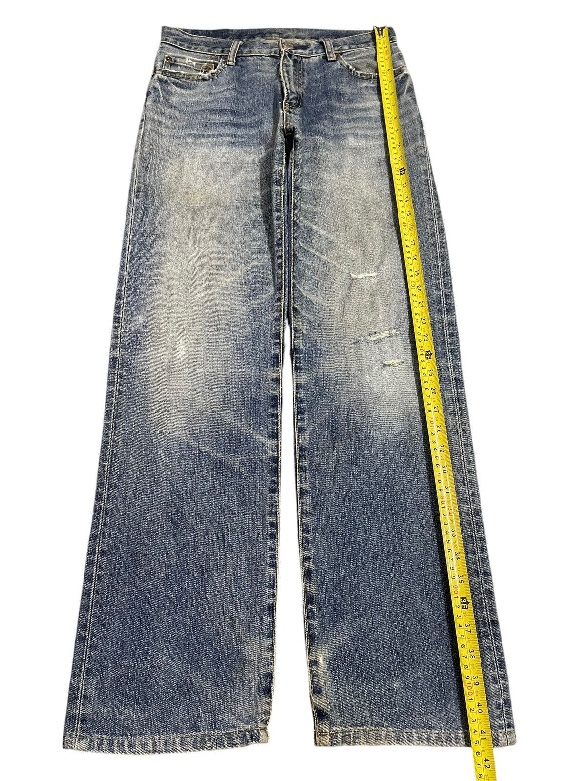 Uniqlo Vintage Japanese Uniqlo Blue Faded Wash Style Jeans Size US 30 / EU 46 - 12 Thumbnail