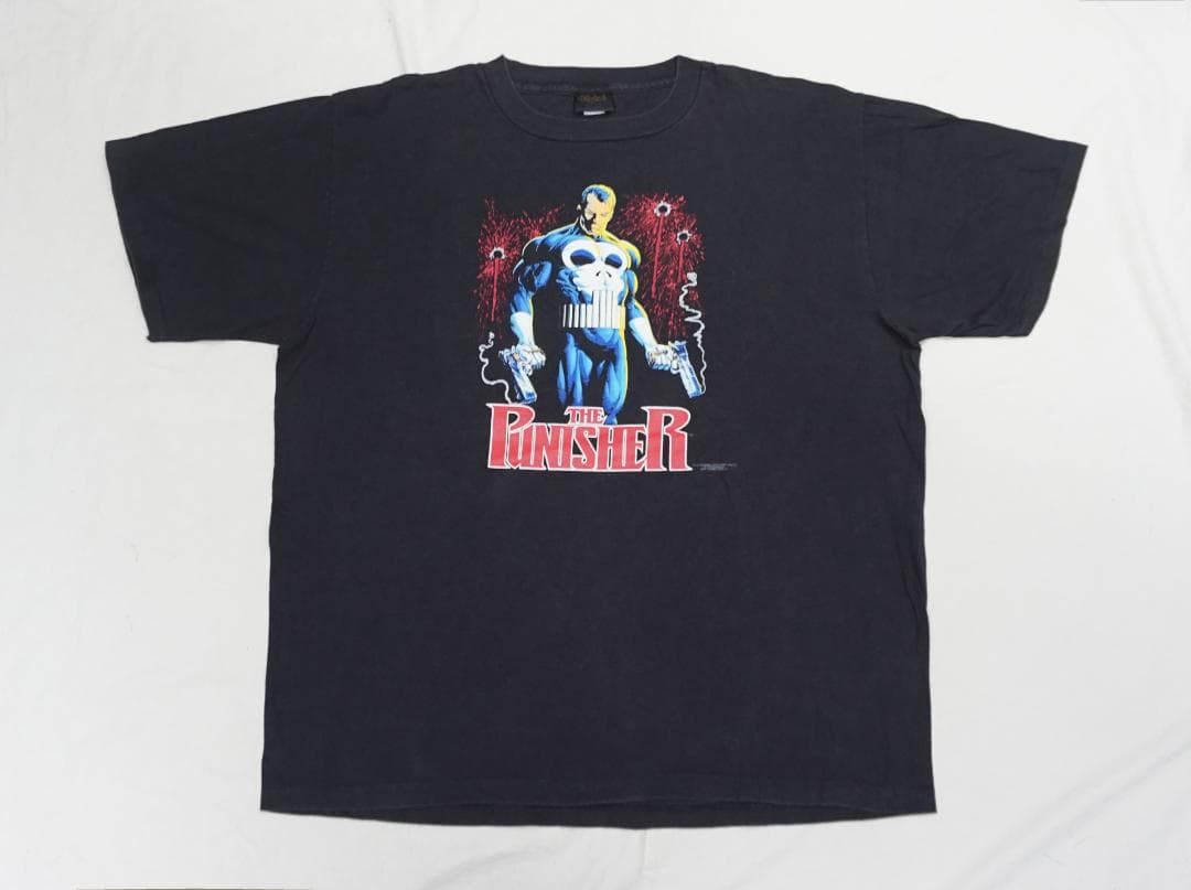 Vintage 90's The Punisher グラフィック Tシャツ Size US XXS / EU 40 - 1 Thumbnail