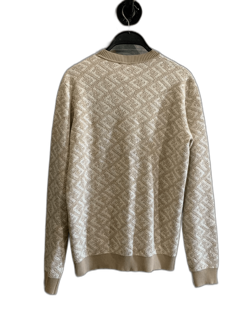 Fendi Fendi Wool Sweater with 3D Pattern Size US L / EU 52-54 / 3 - 1 Thumbnail