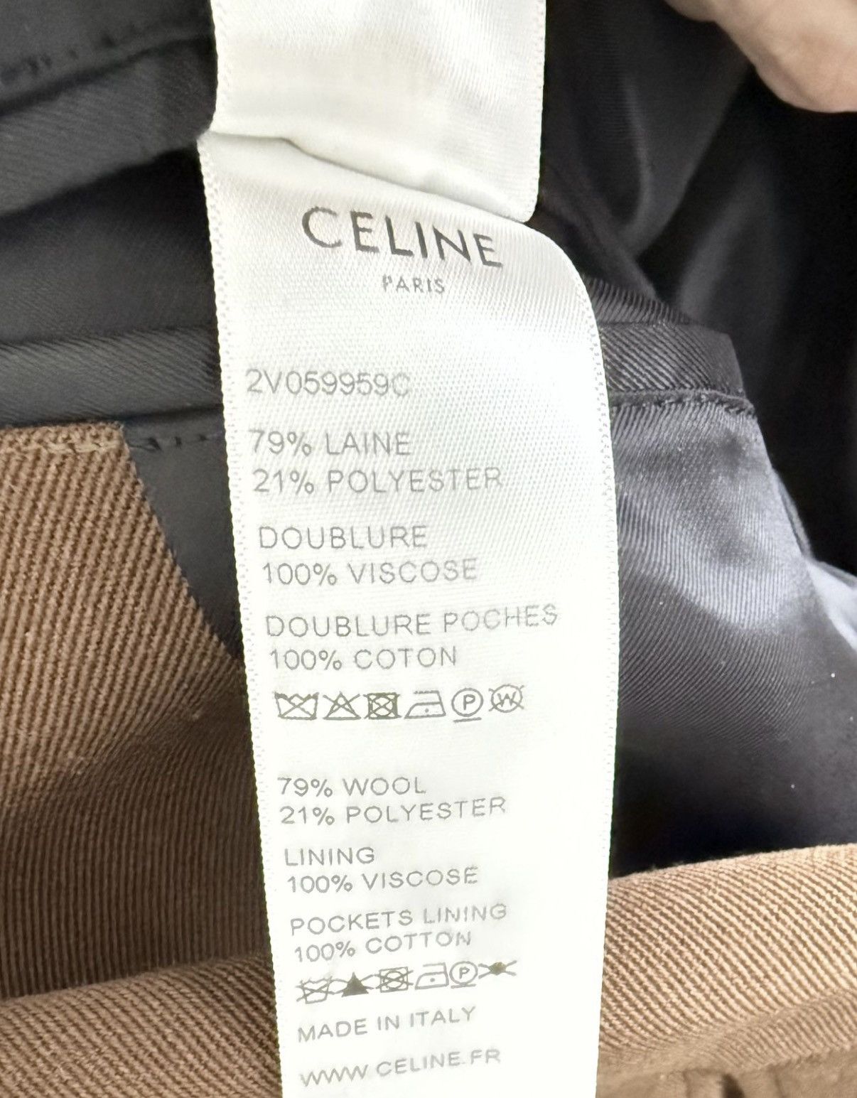 Celine Celine 19FW wool gaberdine aviator jacket sz46 Size US S / EU 44-46 / 1 - 5 Thumbnail