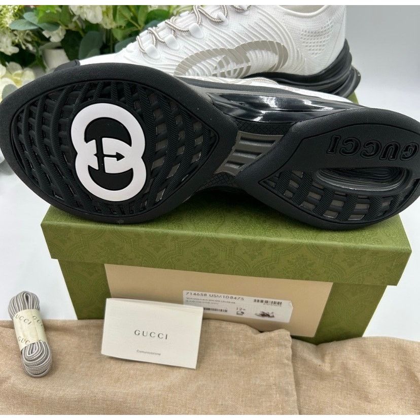 Gucci Gucci interlocking G run trainer size 12.5 made in Italy Size US 13 / EU 46 - 8 Thumbnail