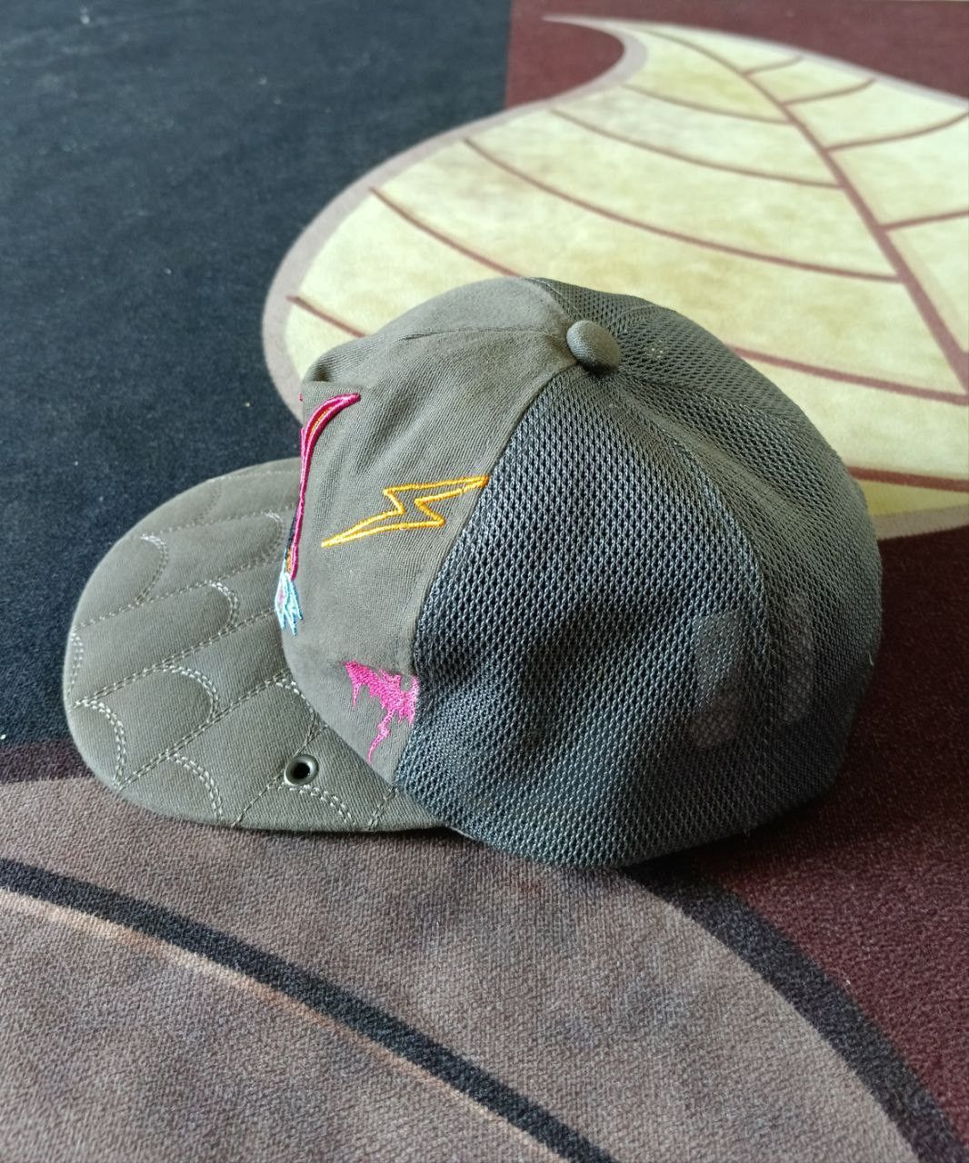 Hysteric Glamour HYSTERIC FLAME SKULL TRUCKER HAT(FOR KIDS) Size ONE SIZE - 2 Thumbnail