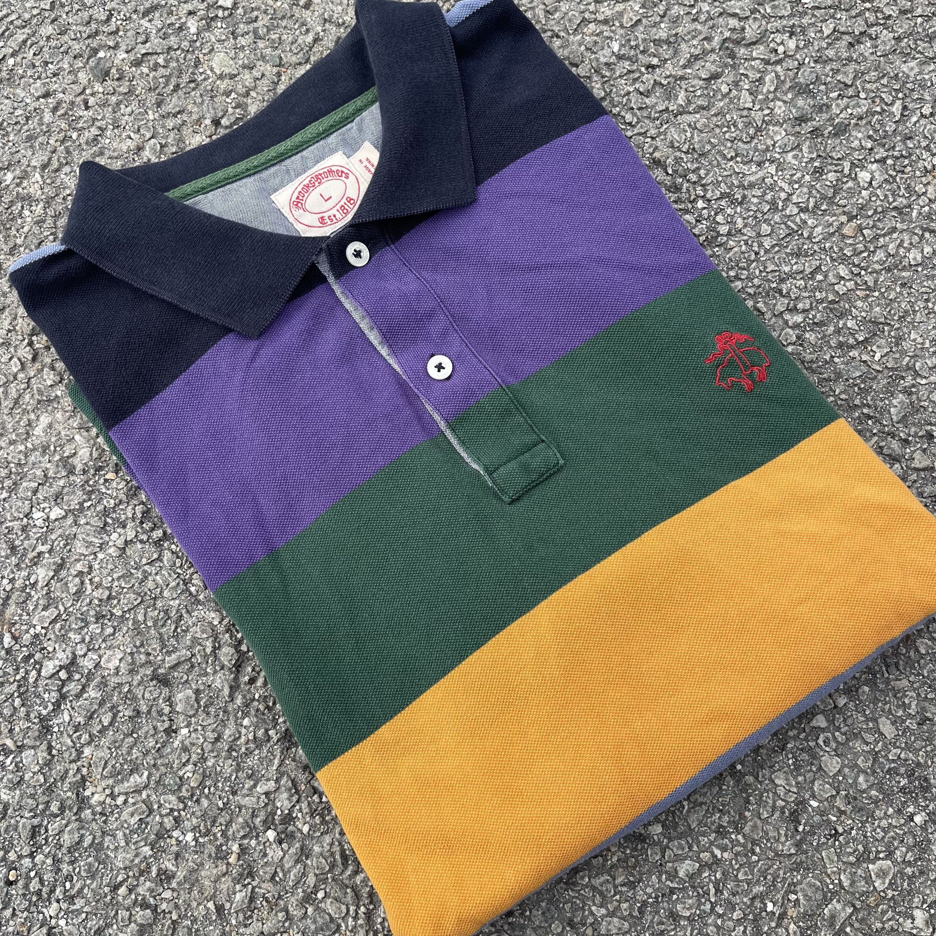 Brooks Brothers Brooks Brothers LongSleeve Polo Multicolour Block Size US L / EU 52-54 / 3 - 1 Thumbnail