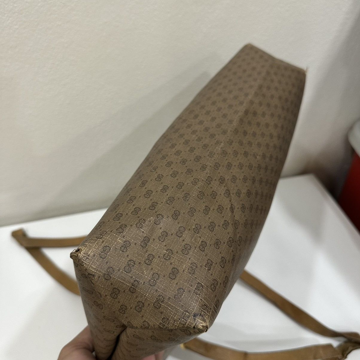 Gucci VINTAGE GUCCI WEB GG SUPREME TOTE BAG 35 Size ONE SIZE - 7 Thumbnail