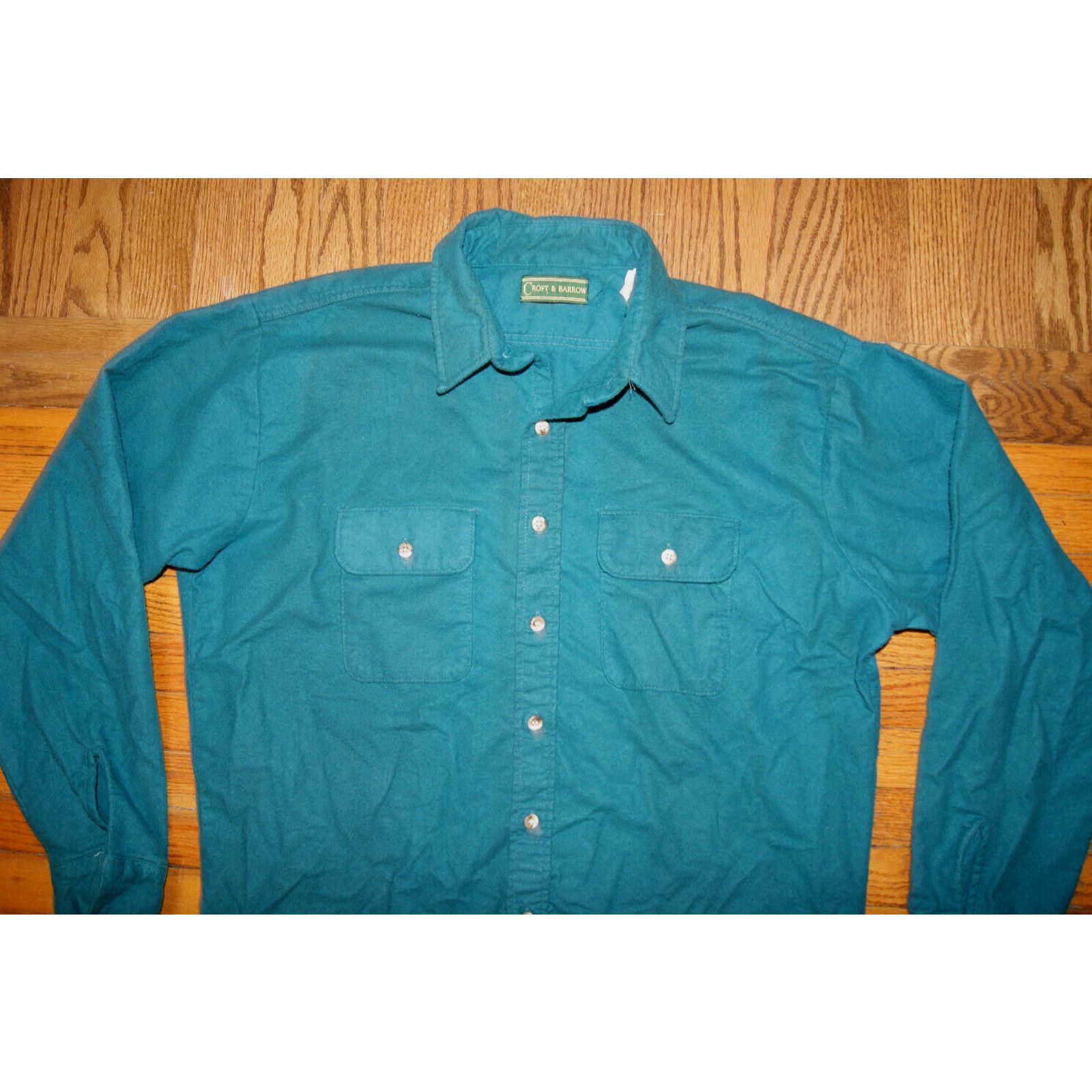 Croft & Barrow VTG Croft & Barrow Cloth Shirt Mens XL Hunt Utility 90s USA Size US XL / EU 56 / 4 - 1 Thumbnail