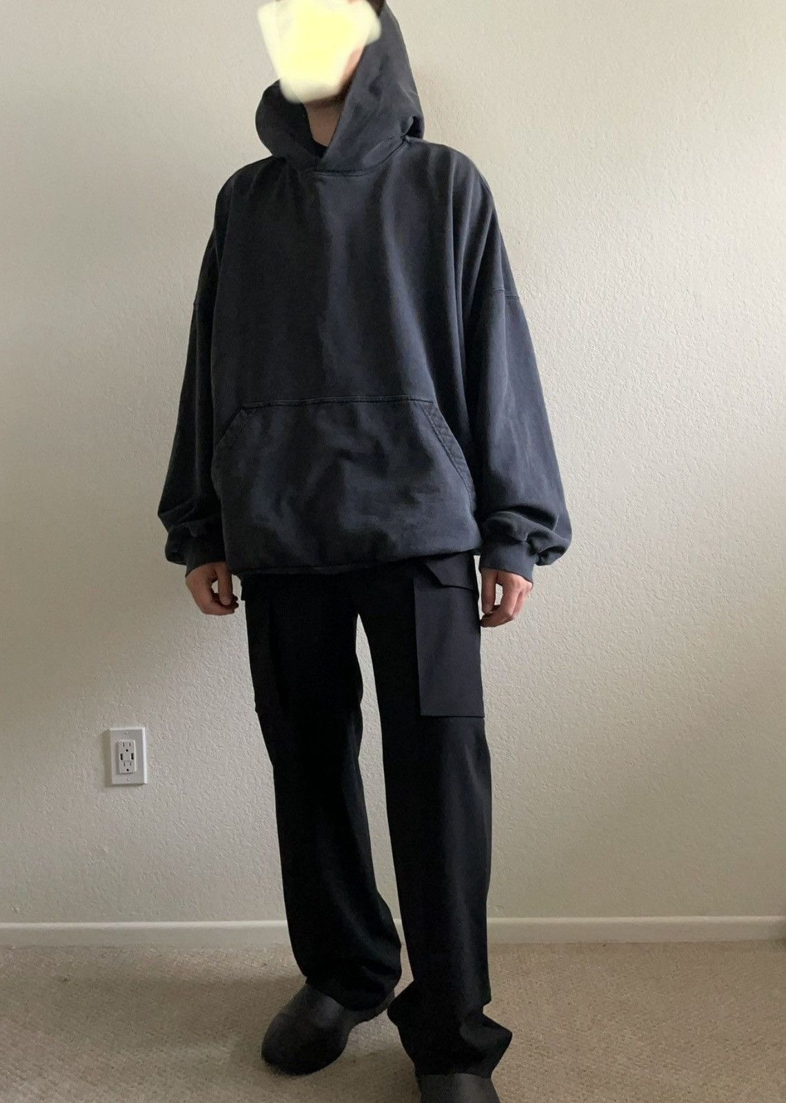 Balenciaga Balenciaga FW22 Sporty B Oversized Washed Pullover Hoodie Size US L / EU 52-54 / 3 - 14 Thumbnail
