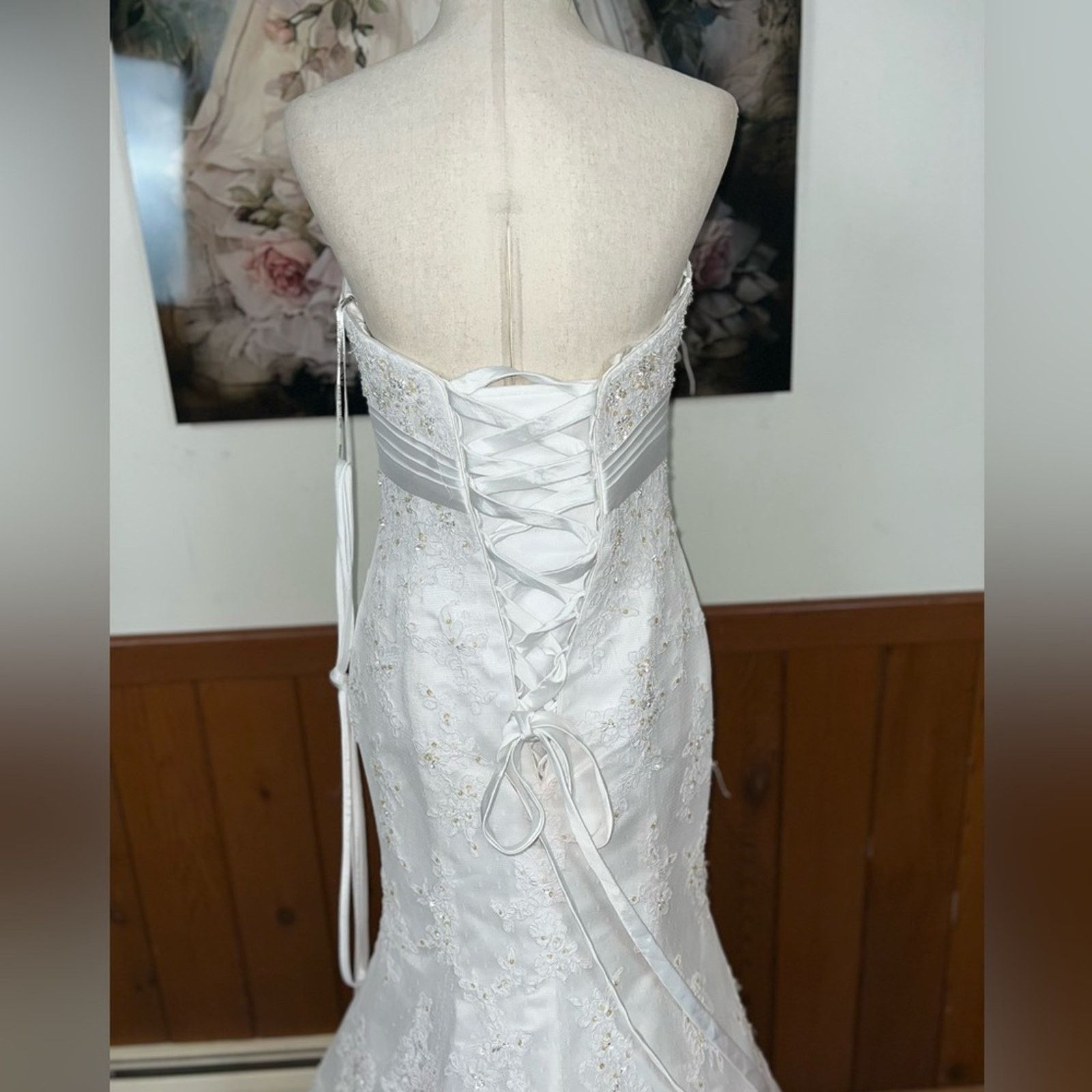 Other Elegant Maggie Sottero Lorie Strapless Lace Wedding Gown! Size M / US 6-8 / IT 42-44 - 7 Thumbnail