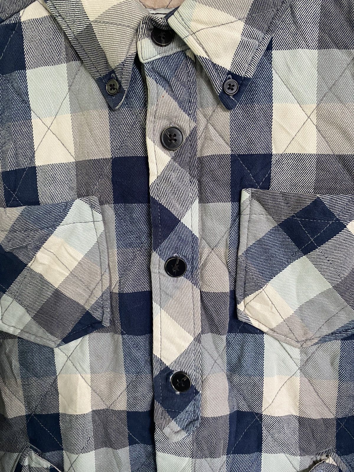 Levi's Levis Blue Plaid Sherpa Lined Trucker Jacket Mens Sz L Size US L / EU 52-54 / 3 - 14 Thumbnail