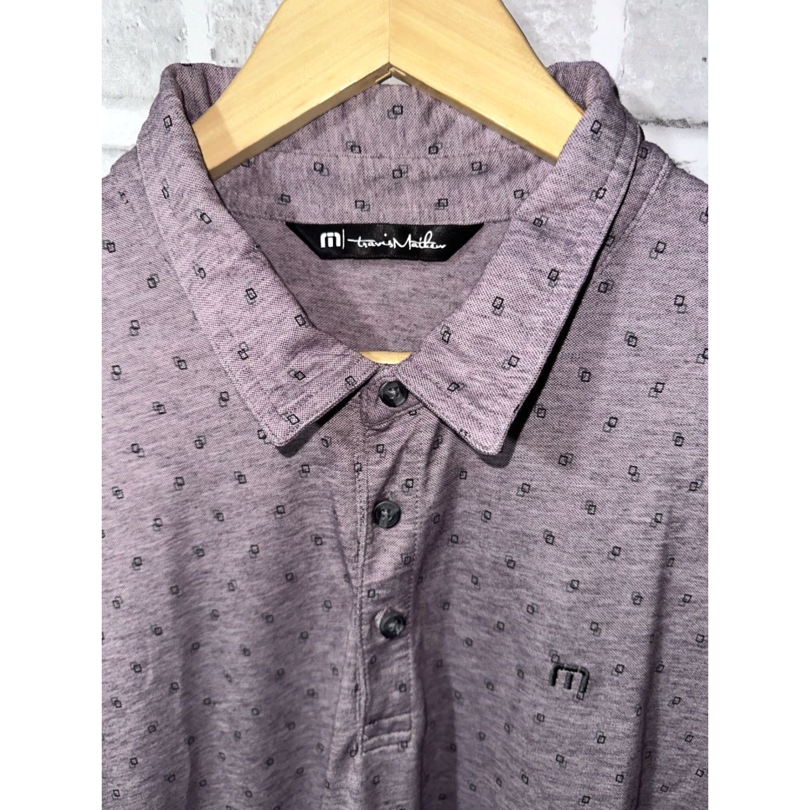 TravisMathew Travis Mathew Purple Golf Polo MENS XL PERU Size US XL / EU 56 / 4 - 2 Thumbnail