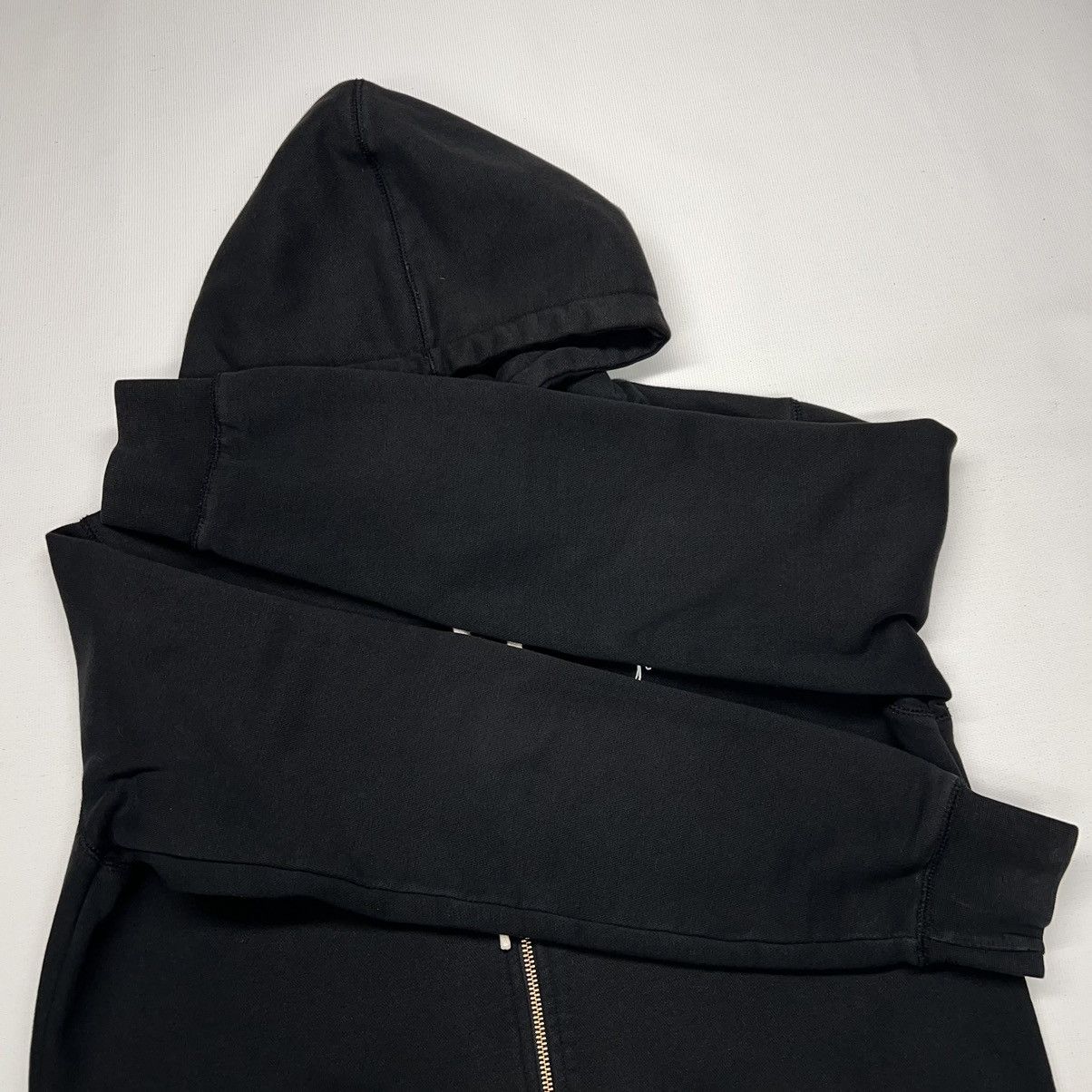 Huf Huf Sweatshirt Hoodie Black Full Zip Logo Embroidered Skate Size US M / EU 48-50 / 2 - 7 Thumbnail