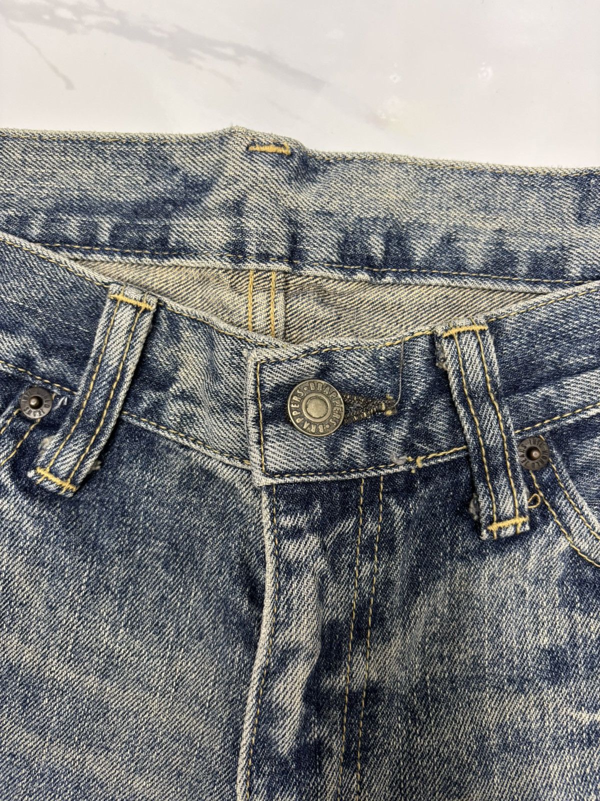 Yasuyuki Ishii Flare Jeans Brappers Japanese Bootcut Denim Jeans Size US 31 - 9 Thumbnail