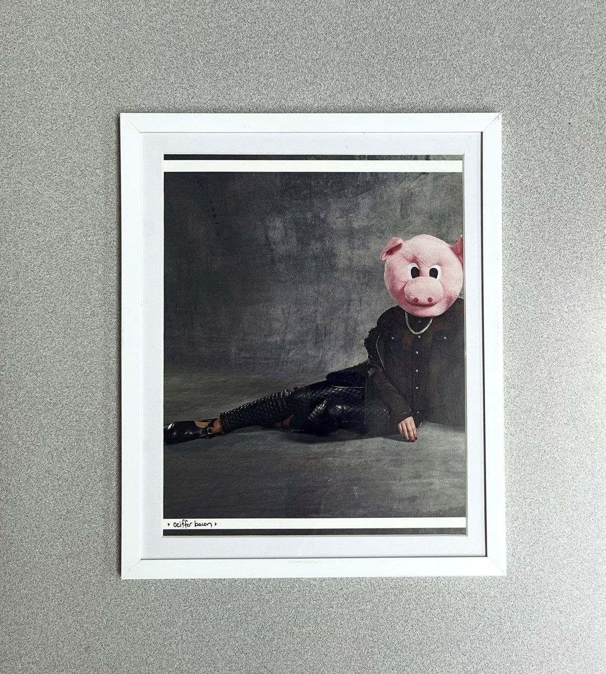 Chrome Hearts × Vintage Chrome Hearts pig head Framed poster 8x11 magazine cutout Size ONE SIZE - 1 Thumbnail