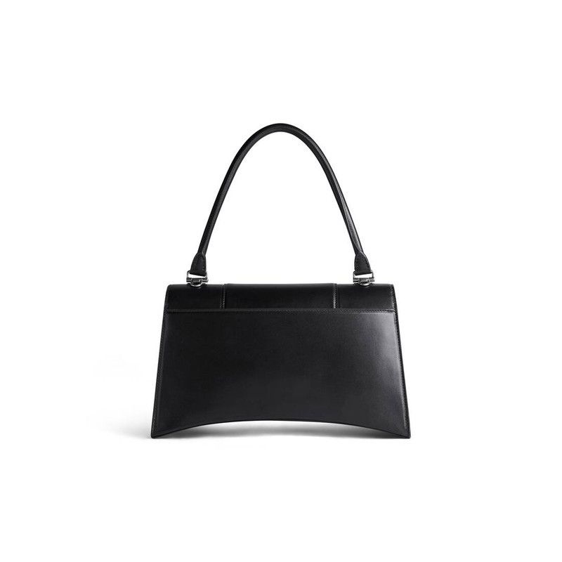 Balenciaga o1tr1nto0226 Size: OS / Hourglass Hinge Medium Handbag Black Size ONE SIZE - 6 Thumbnail