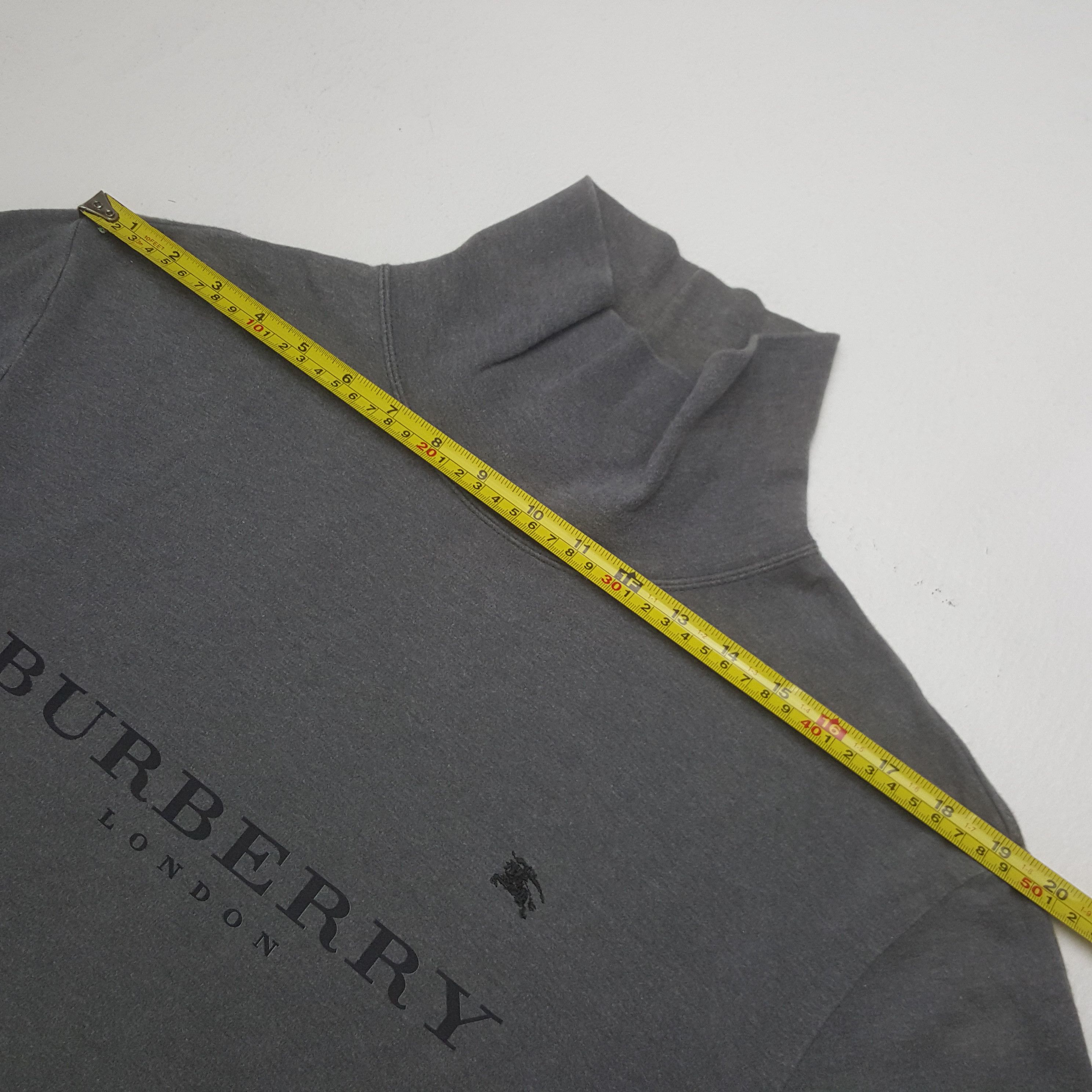Burberry Vintage Burberry Black Label Custom Turtleneck Shirt Size US S / EU 44-46 / 1 - 5 Thumbnail